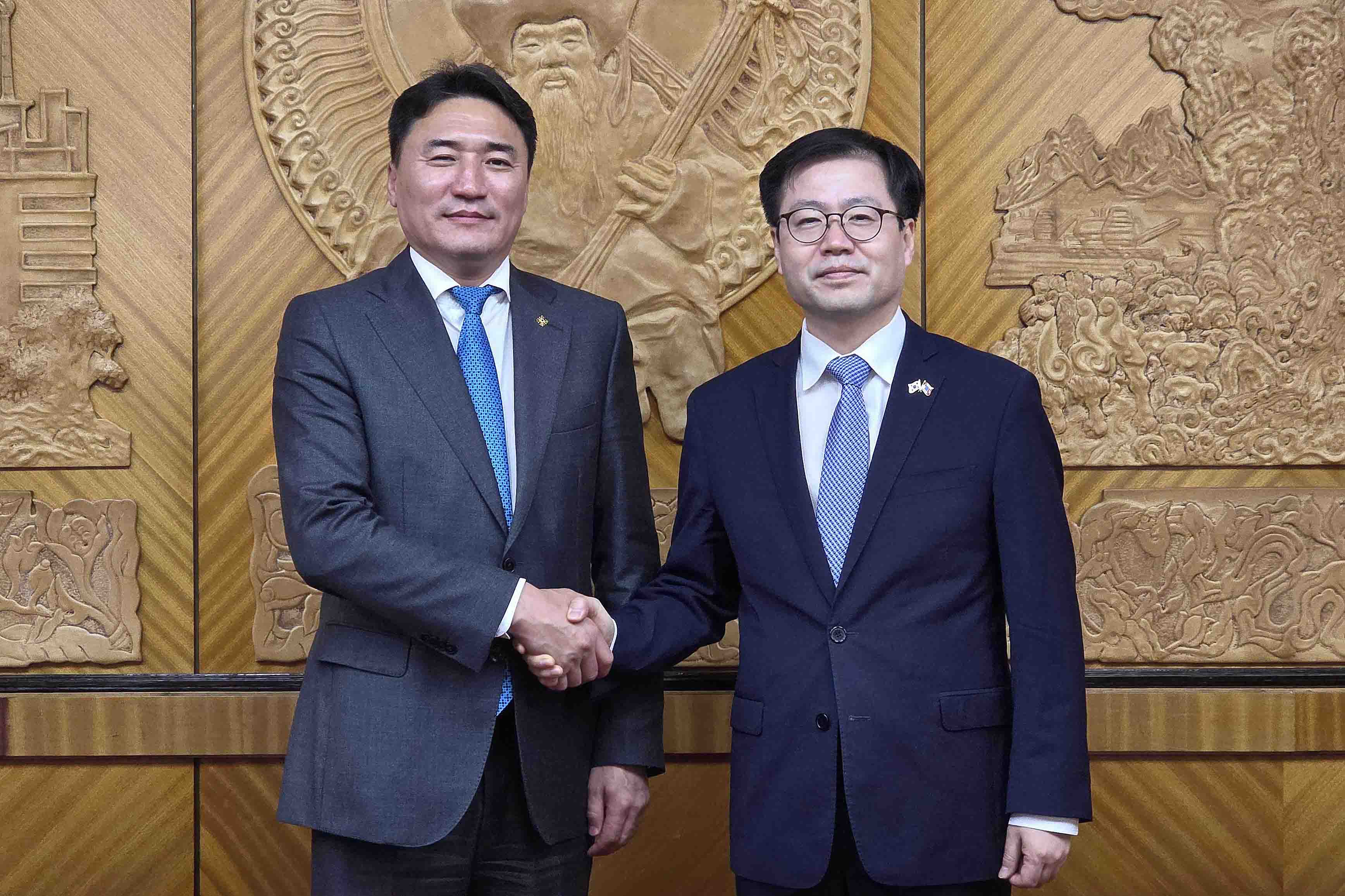몽골 산업광물자원부 장관 면담
