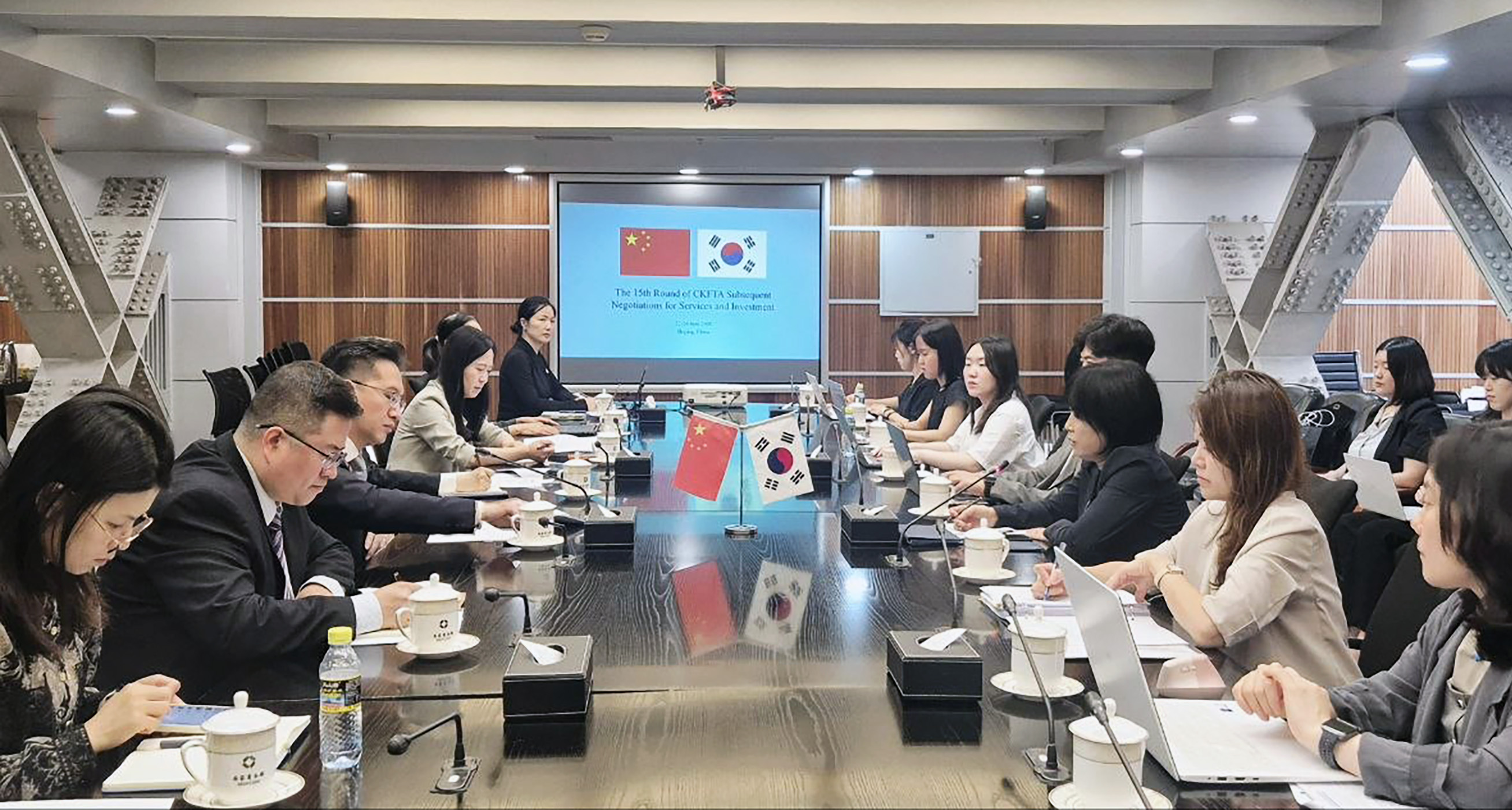 제15차 한-중 자유무역협정(FTA) 서비스·투자 후속협상 개최
