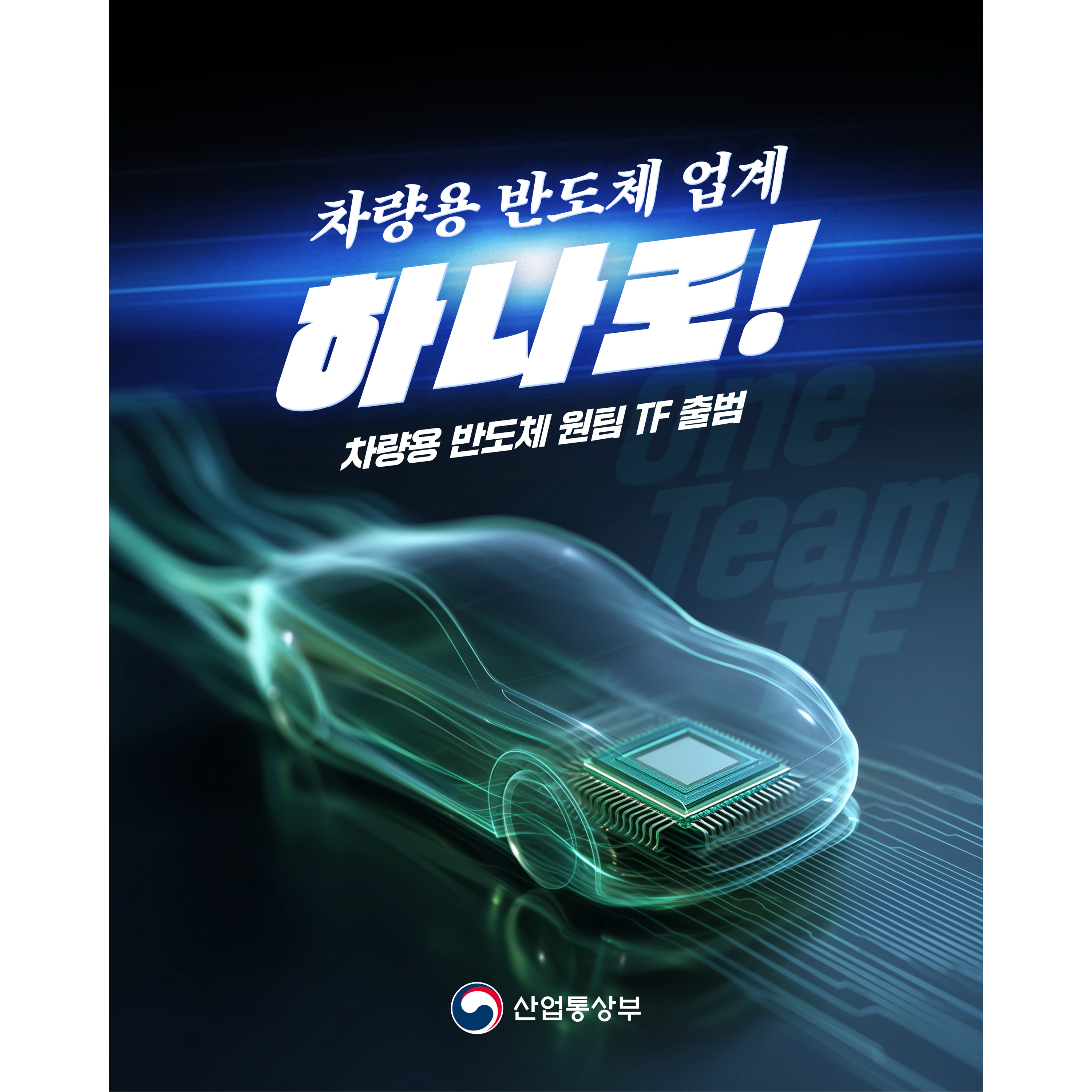 차량용 반도체 업계 “하나로!”
차량용 반도체 원팀 TF 출범

산업통상부
