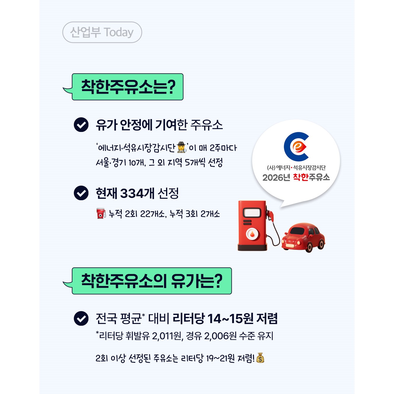 더 많은 주유소들이 착한 주유소가 되고 싶어하도록 3