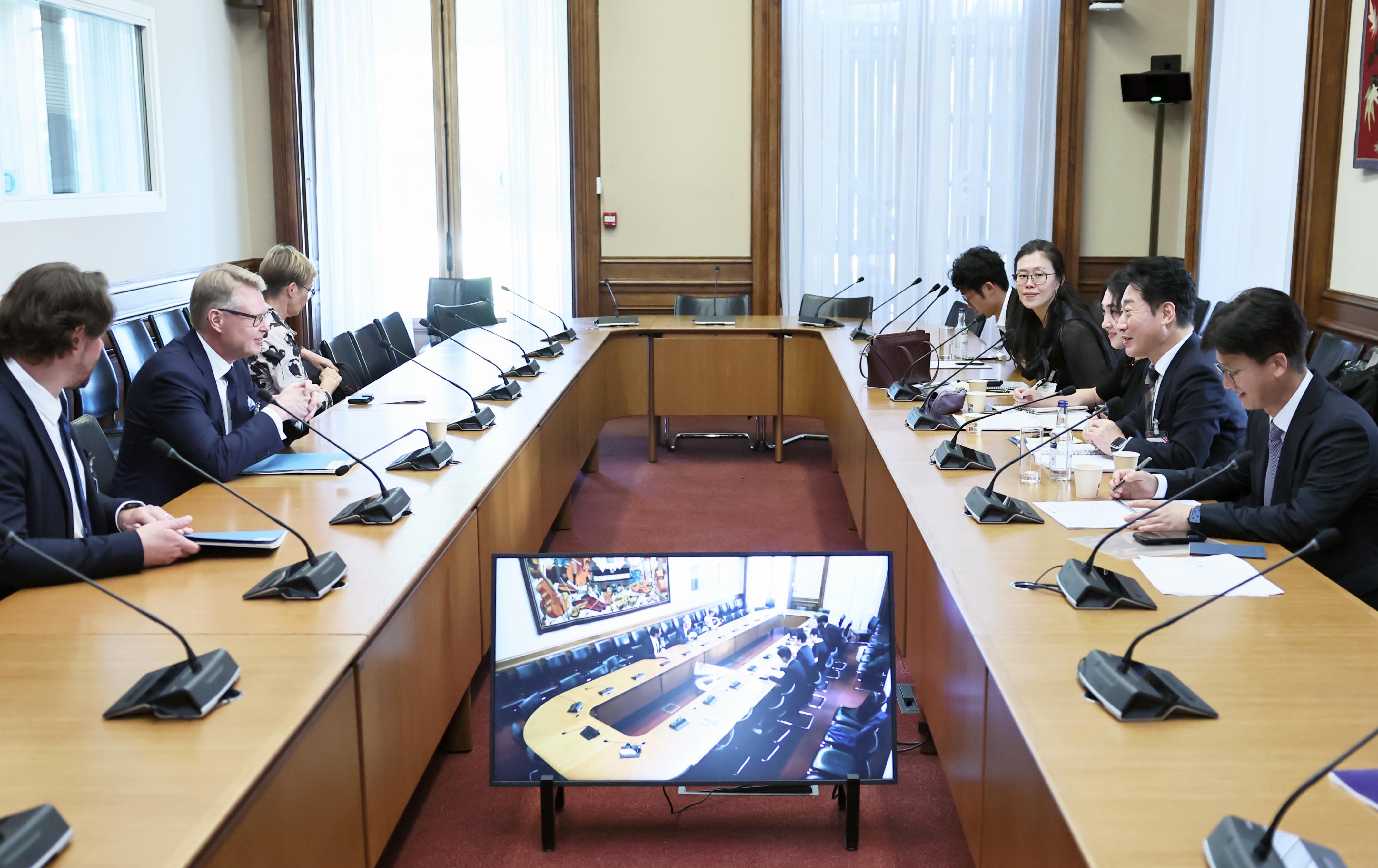 핀란드 고용경제부 정무차관 면담 2