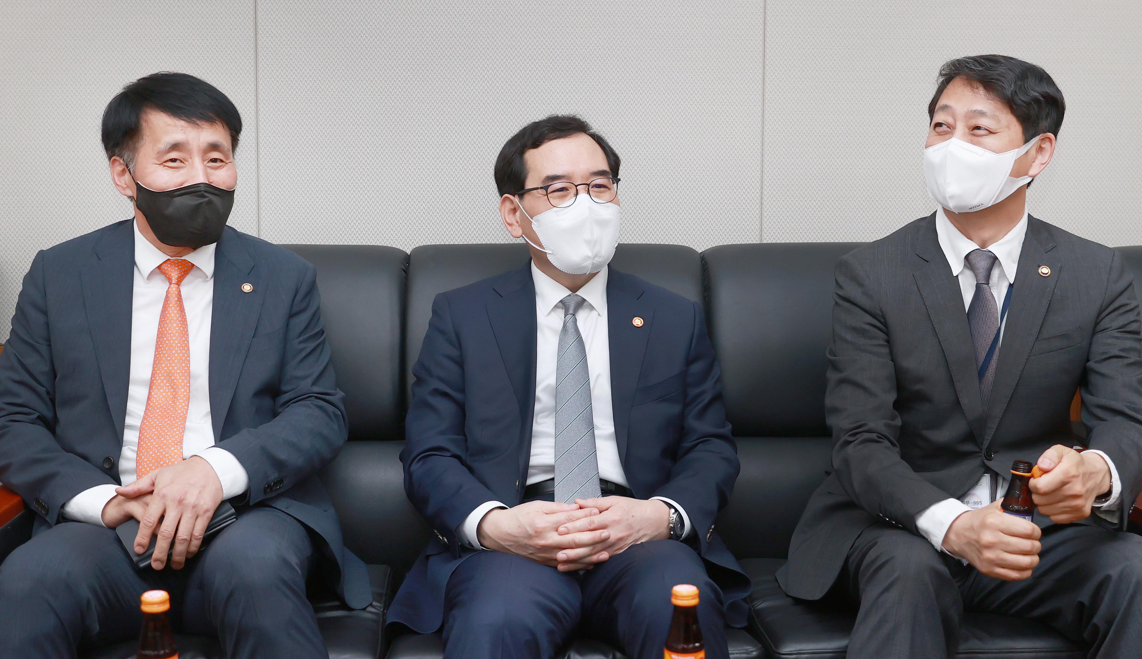 이창양 산업통상자원부 장관 출입 기자실 방문 4