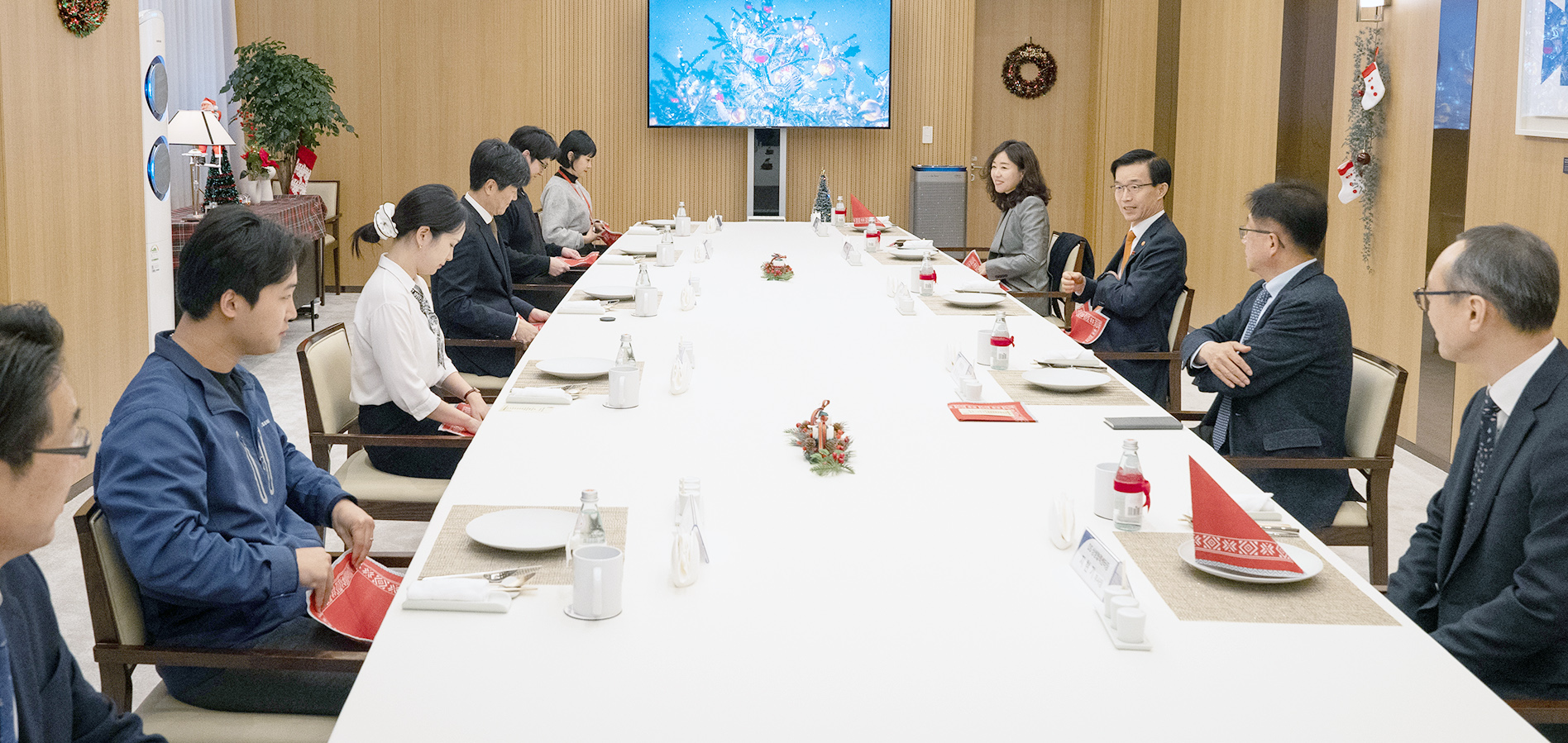 삼성전자 임직원과의 오찬 간담회 1