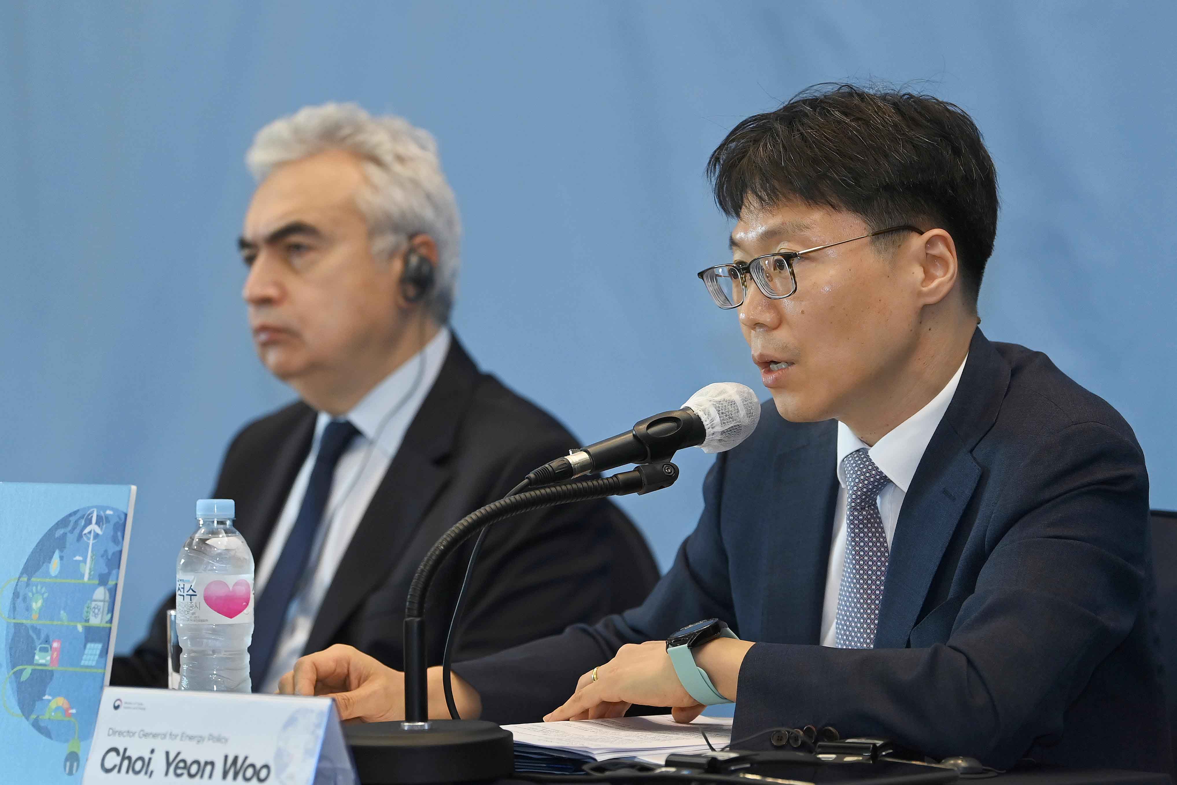 한-국제에너지기구(IEA) 공동선언문 발표 기자회견 2