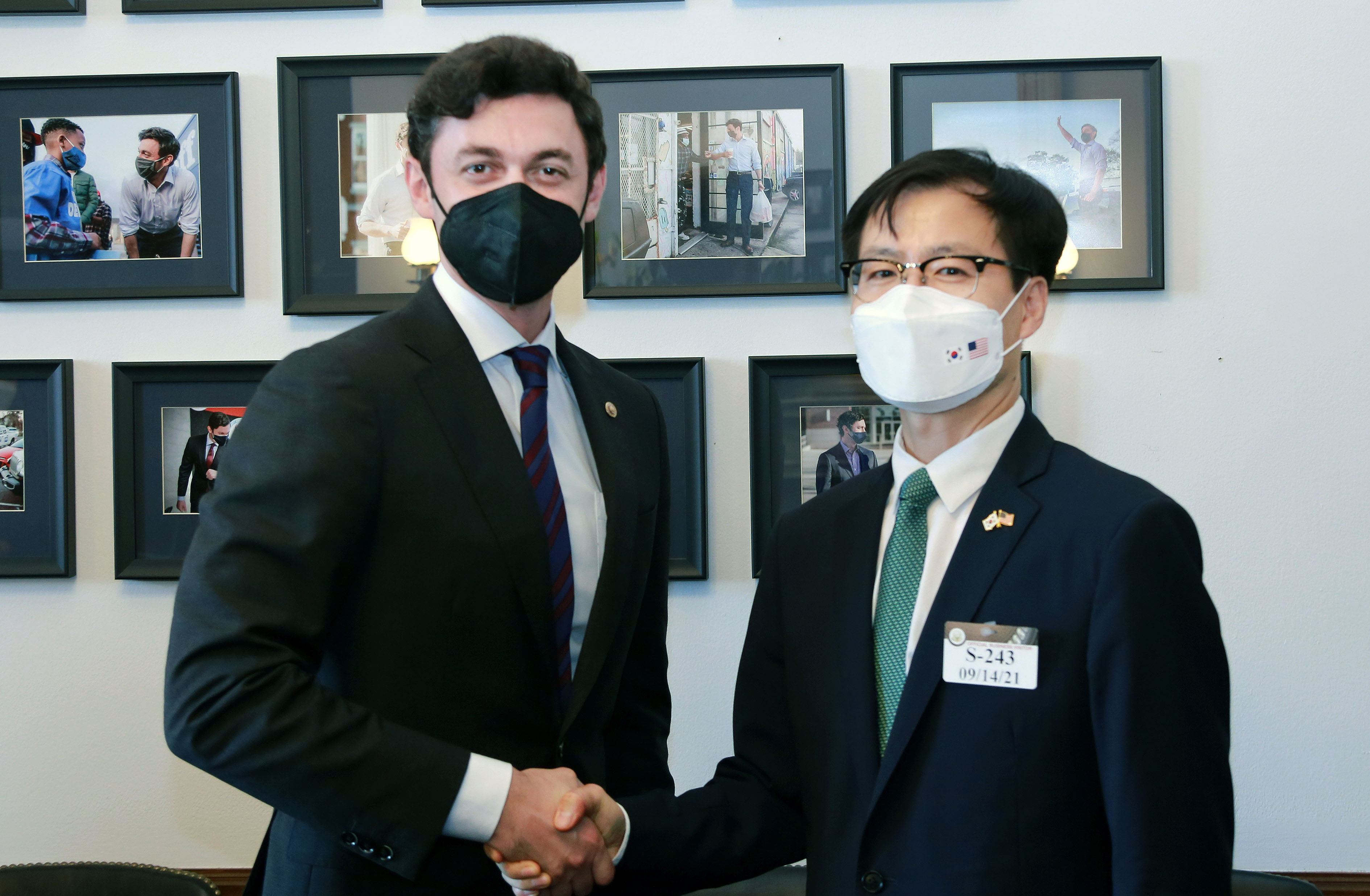 존 오소프 미국 상원의원 면담 1