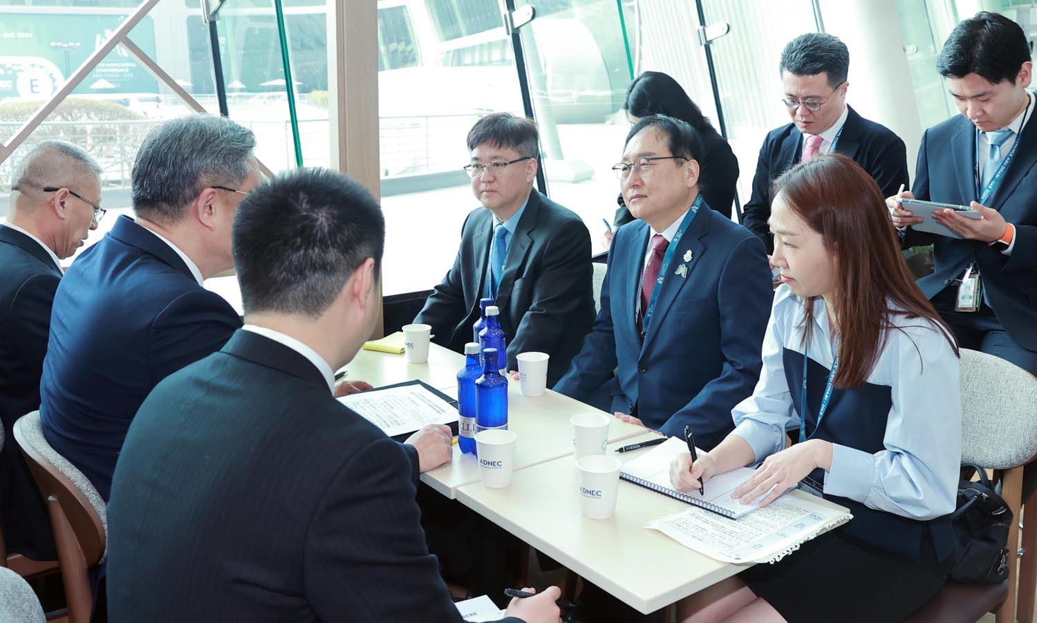 중국 상무부 부장 면담 2