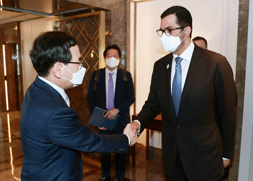 UAE 산업첨단기술부 장관 면담 1