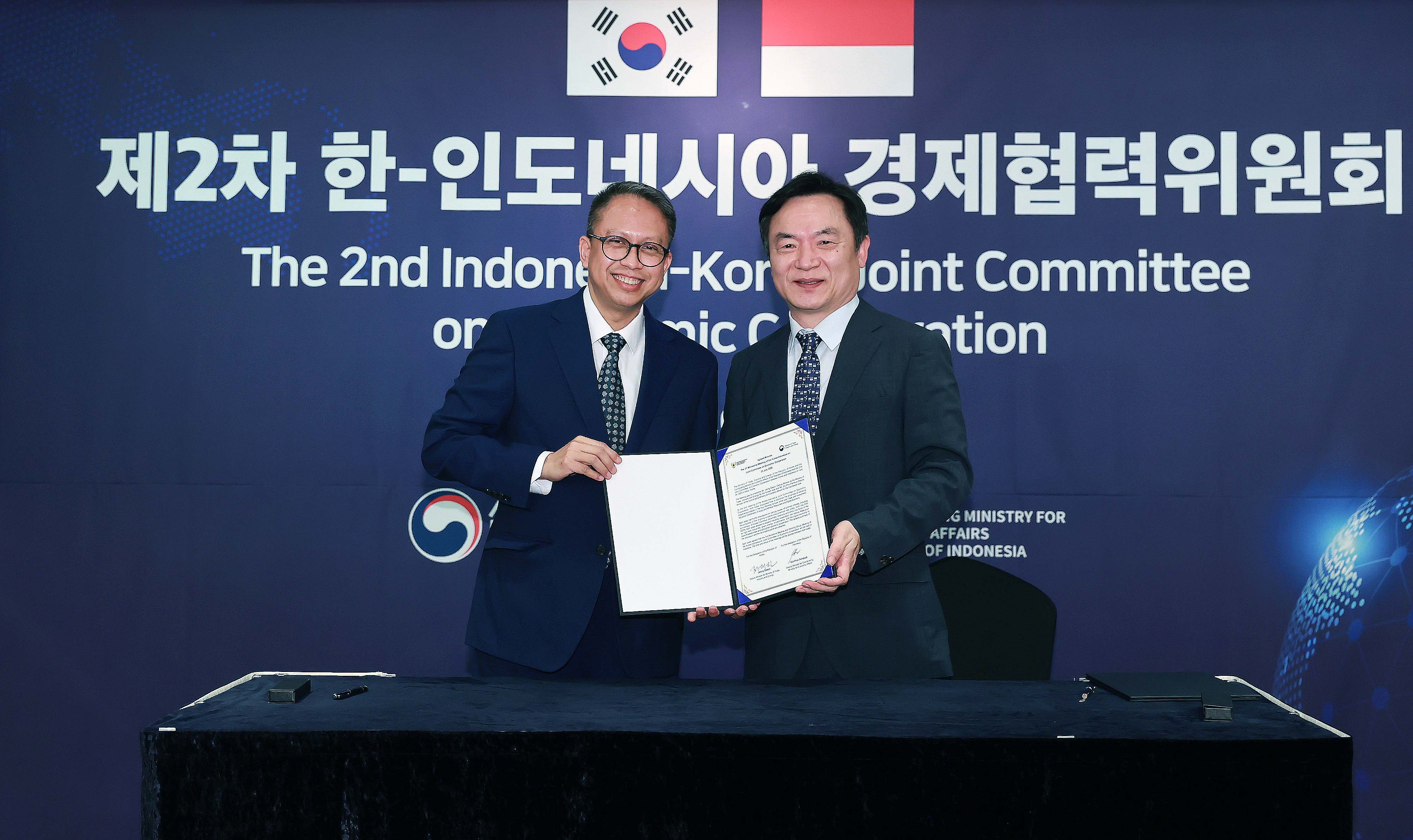 제2차 한-인도네시아 경제협력위원회 합의의사록 서명식 1