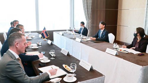 아이슬란드 문화상무부 장관 면담 1
