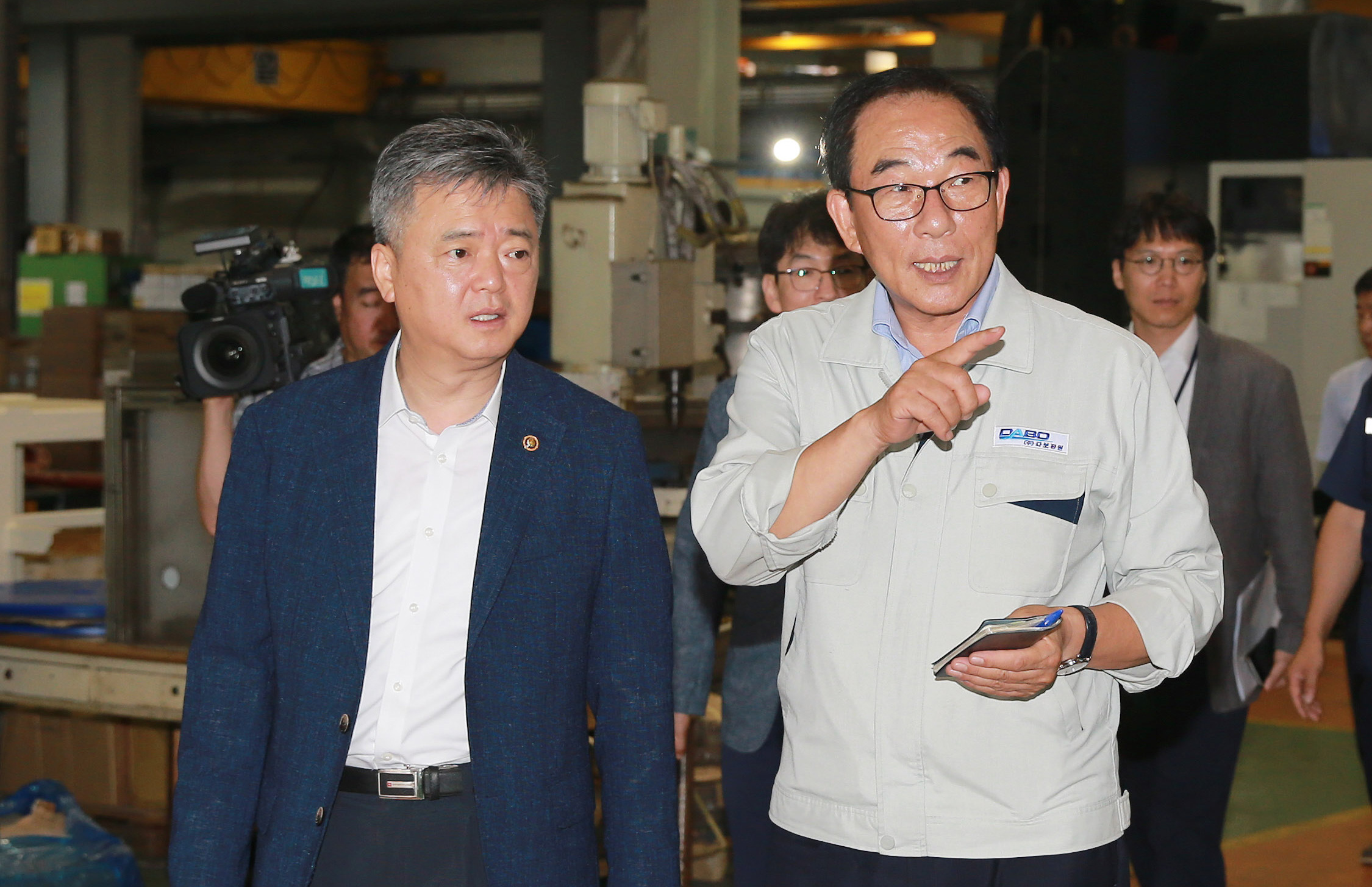 건설기계부품 생산기업인 (주)다보정밀 현장방문 3