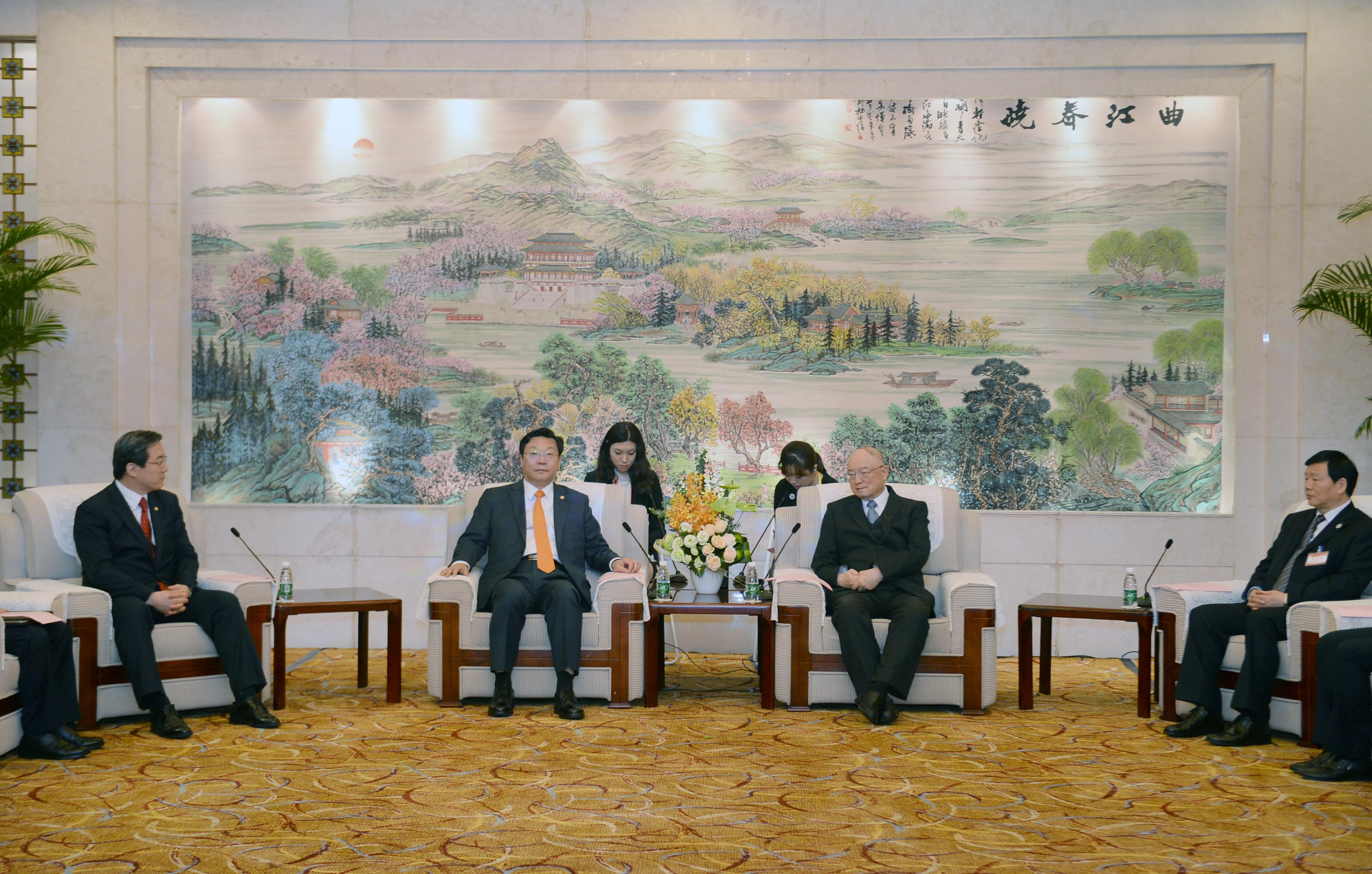 중국 전국정협 부주석 면담  2