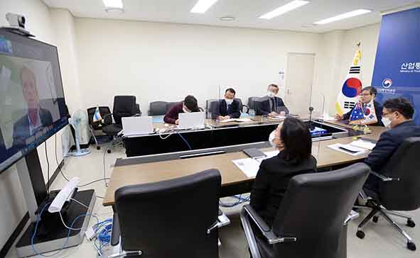 호주 통상장관 면담 1