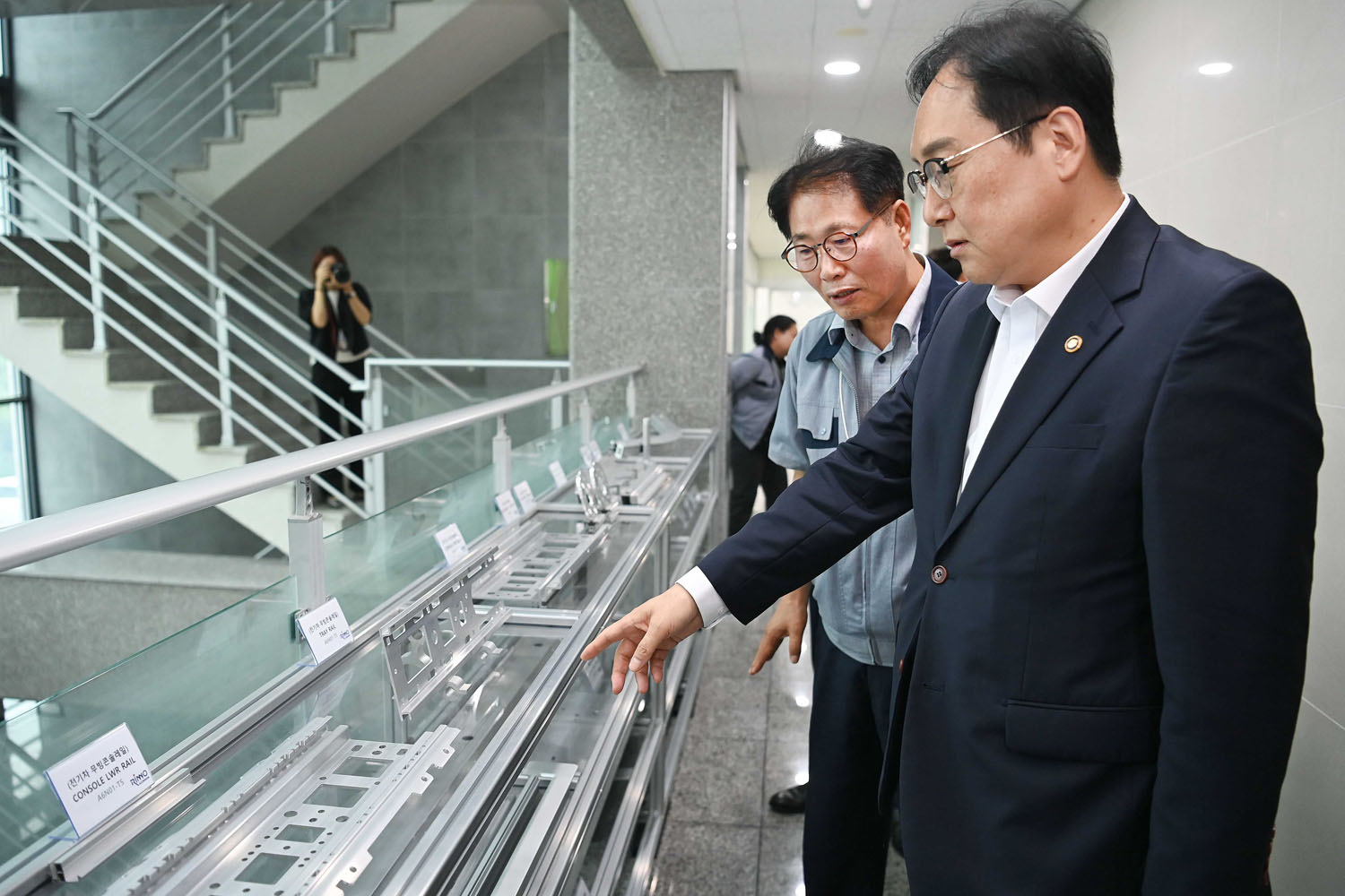 수출중소기업인 린노알미늄 현장방문 6