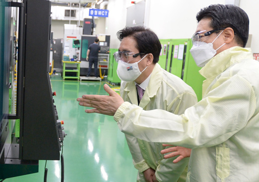 소부장 R&D 성과기업인 미코세라믹스 현장방문 1