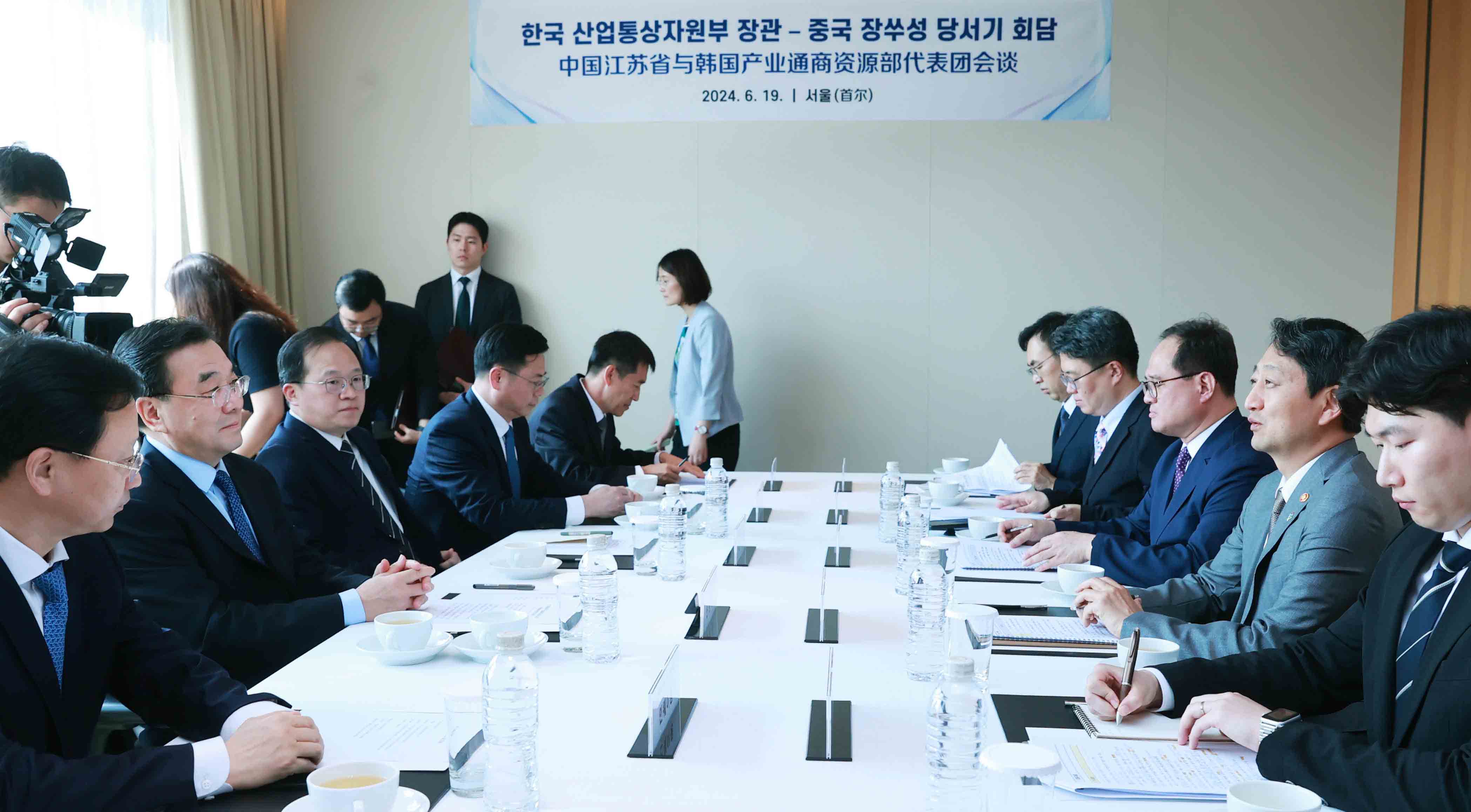 중국 장쑤성 당서기 면담 3