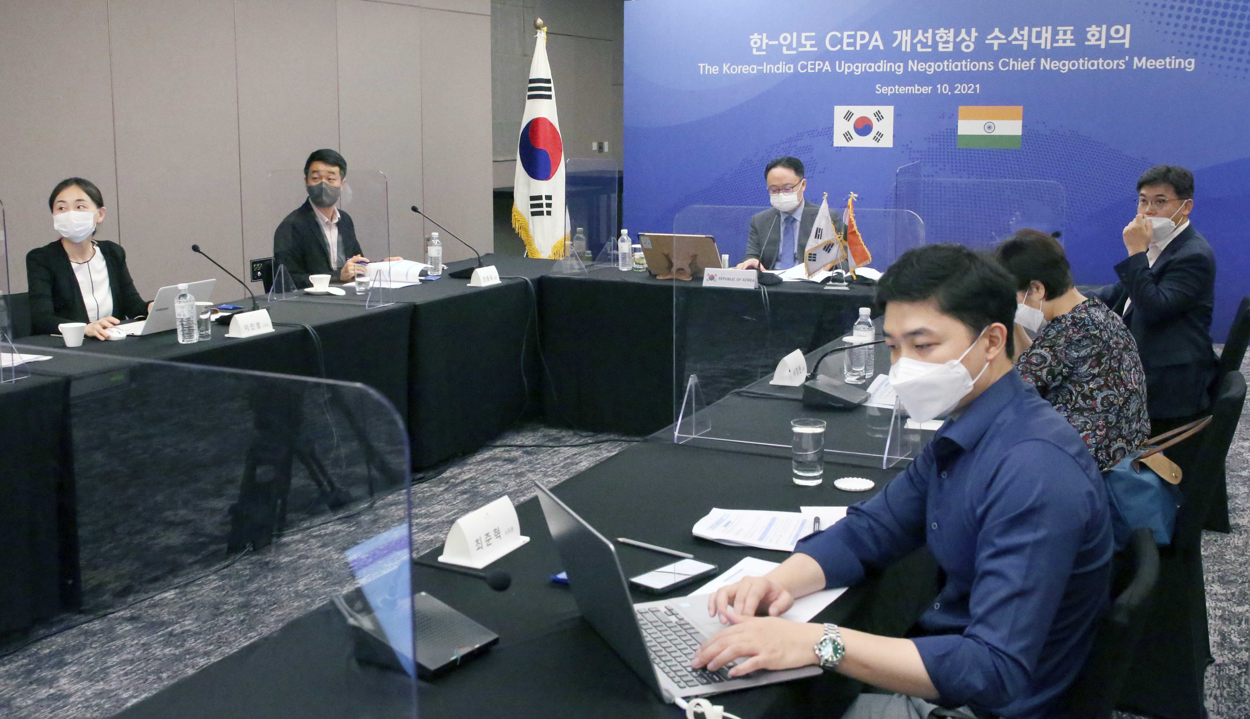 한-인도 CEPA 개선협상 수석대표 회의 4