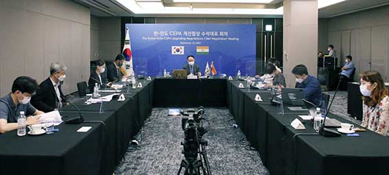 한-인도 CEPA 개선협상 수석대표 회의 1