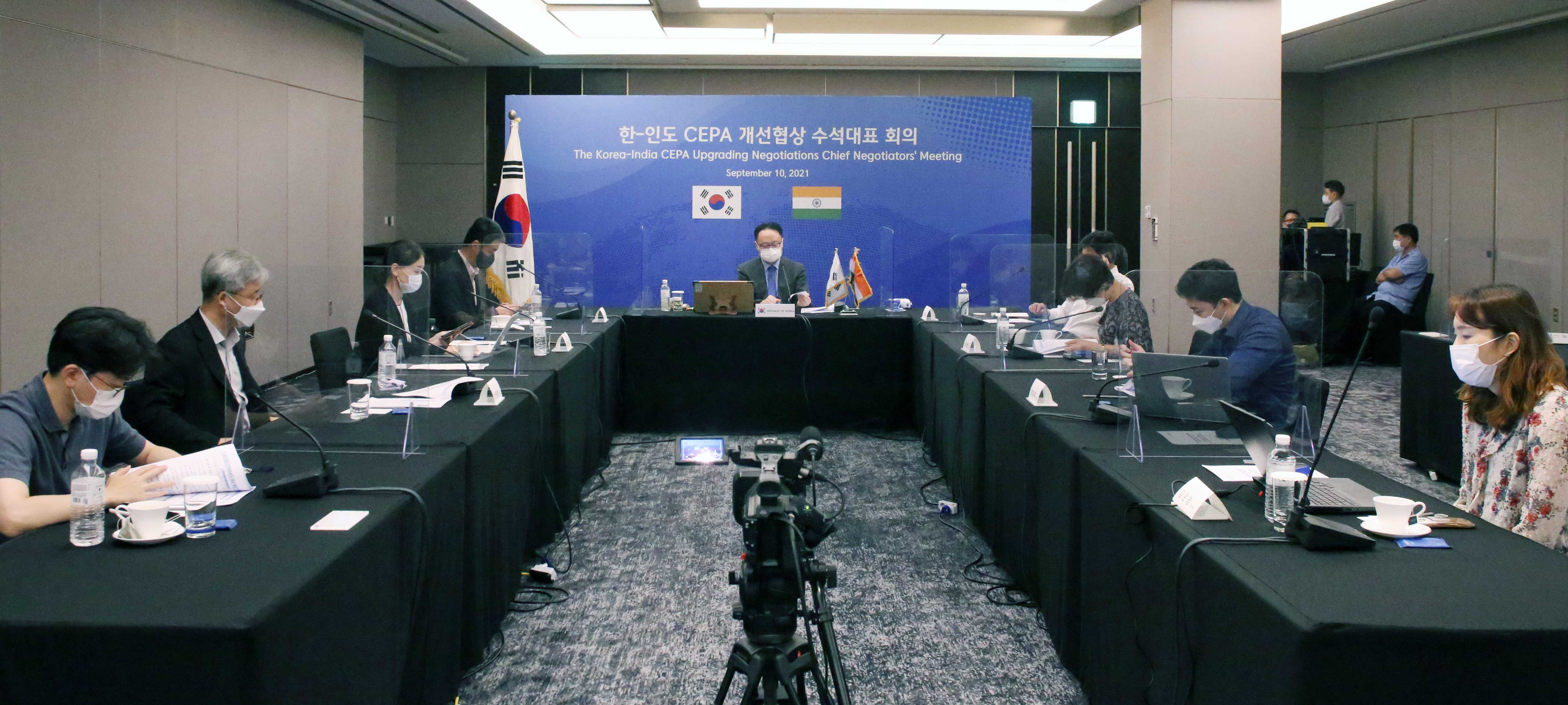 한-인도 CEPA 개선협상 수석대표 회의 5