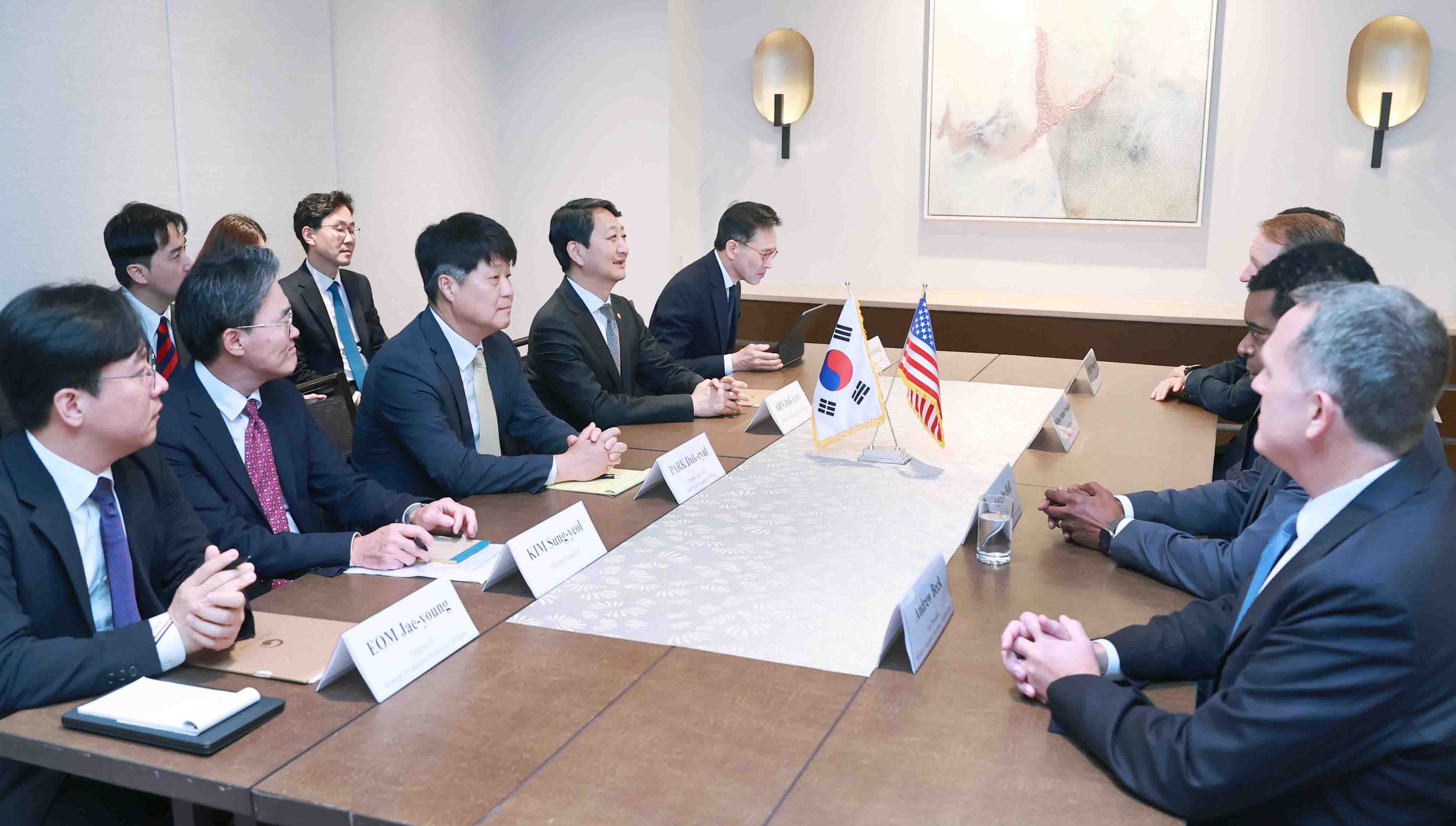 미국기업 對韓 투자신고식 5