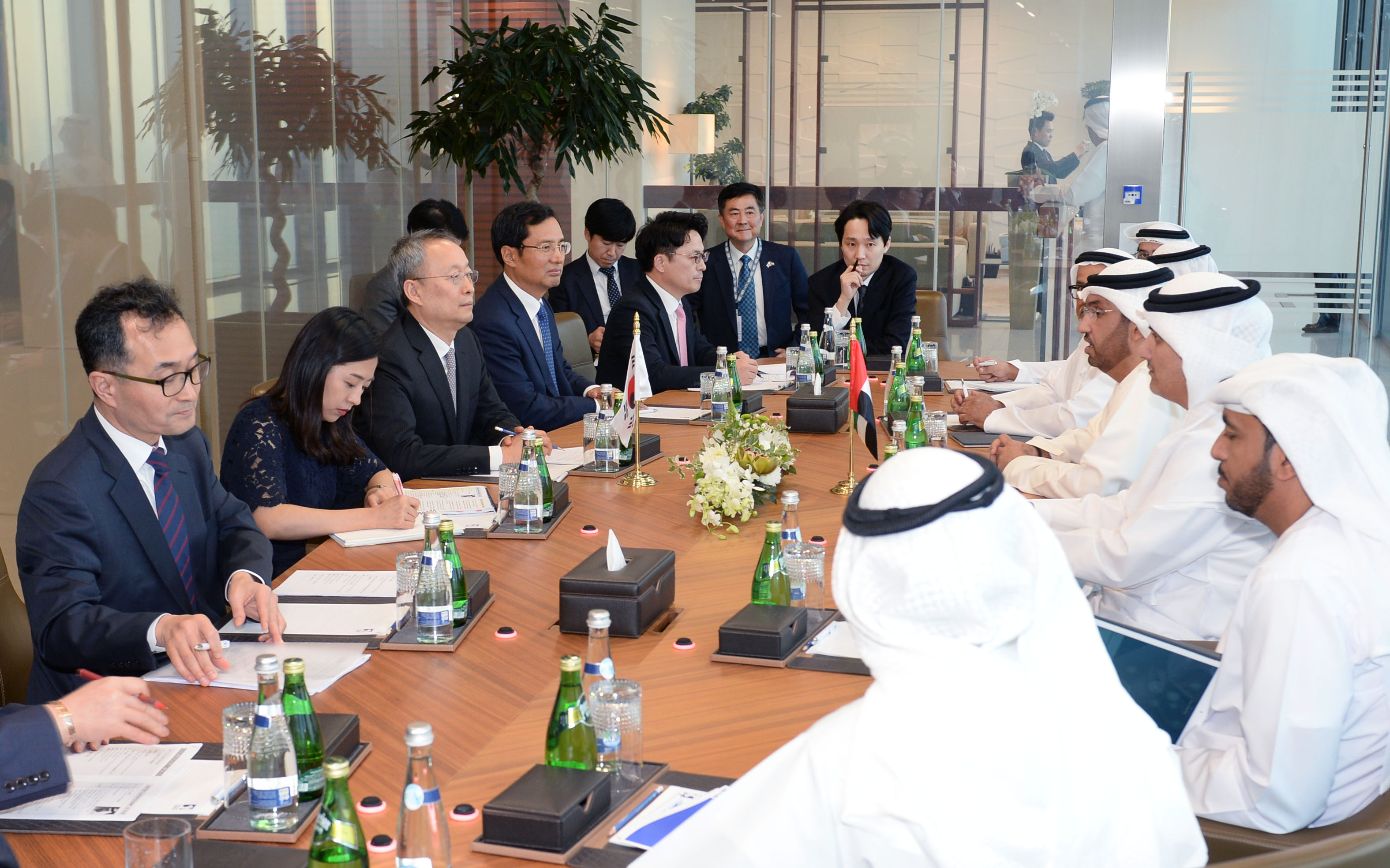 연방국무장관 겸 아부다비석유공사(ADNOC) 사장 면담 4