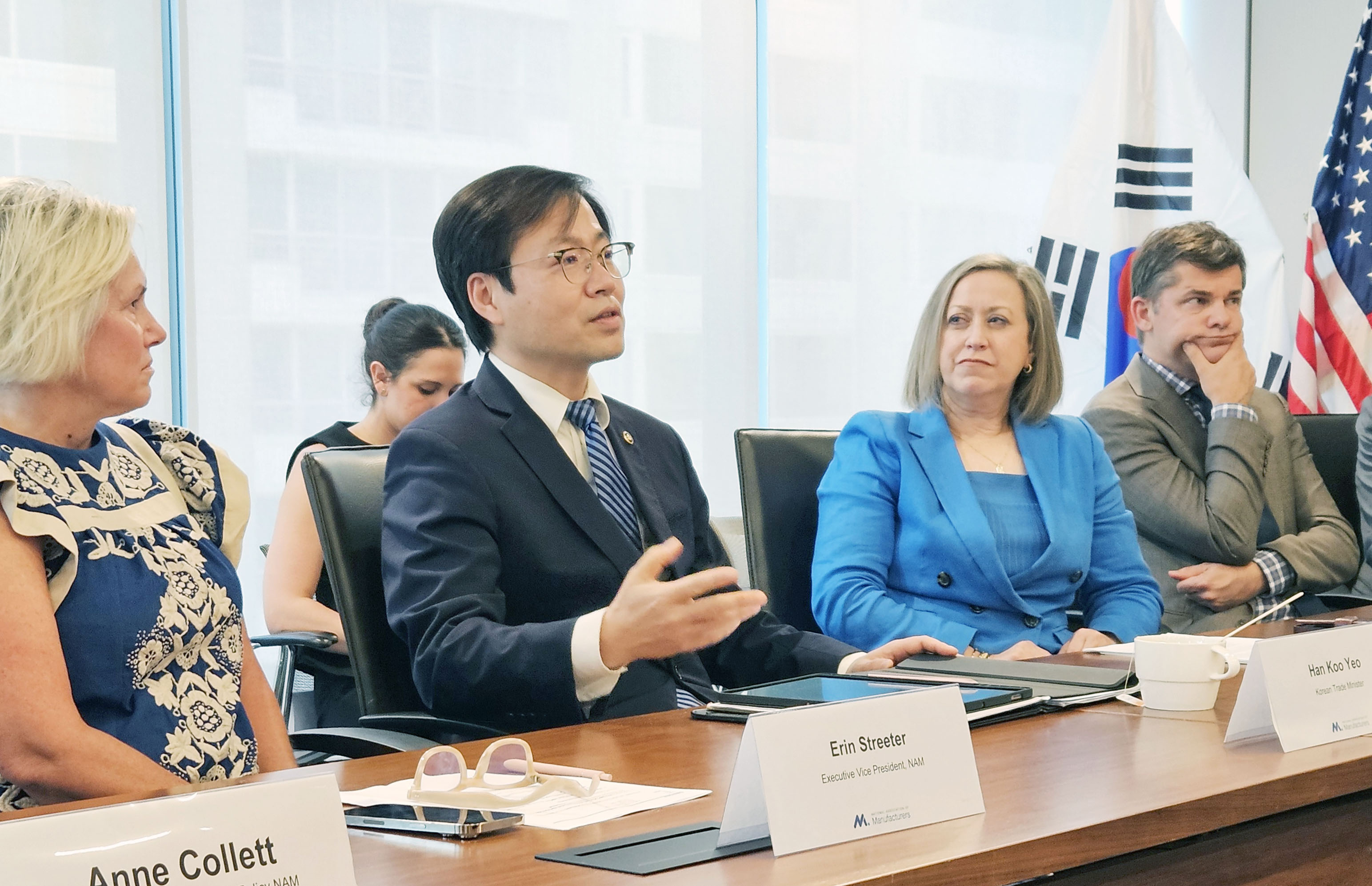 전미제조업협회 간담회 2