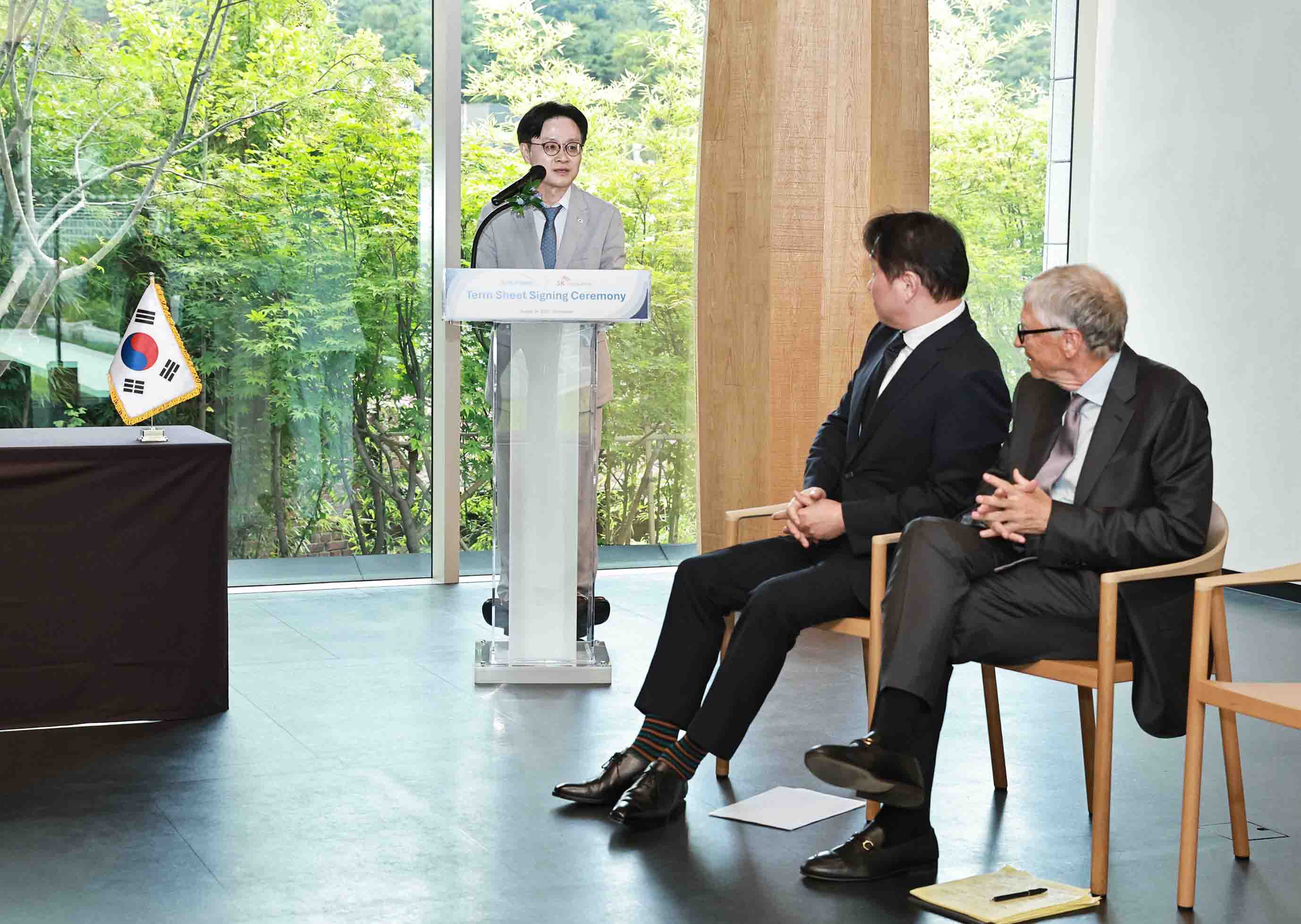 테라파워·SK이노베이션 간 SMR 공동사업 추진 조건 합의서 체결식 2