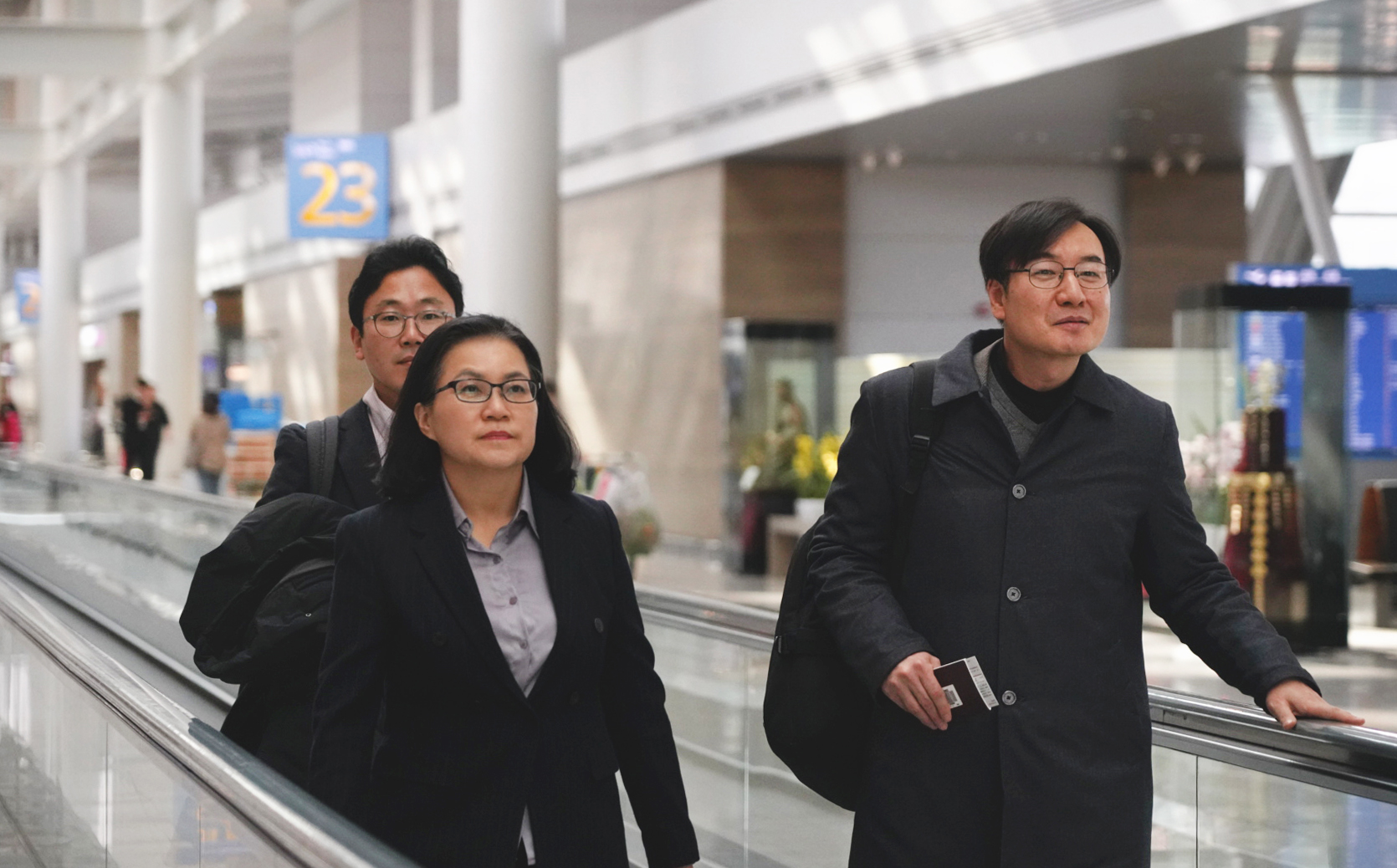 다보스포럼 참석, 출국 2