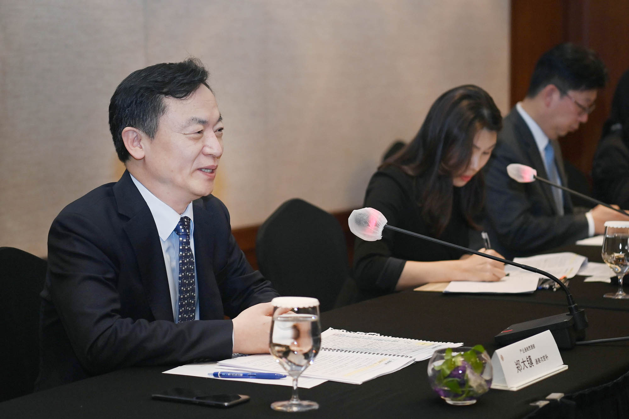 중국 산둥성 부성장 면담 4
