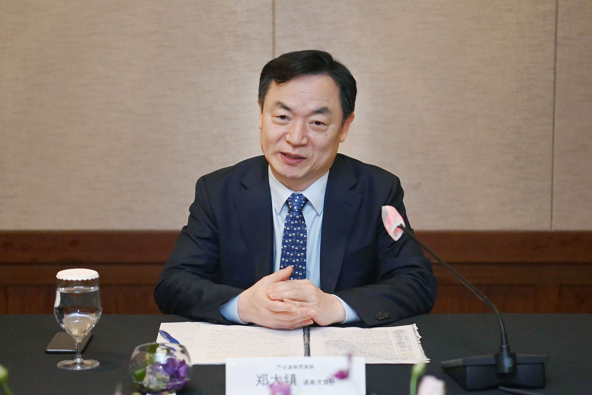 중국 산둥성 부성장 면담 3