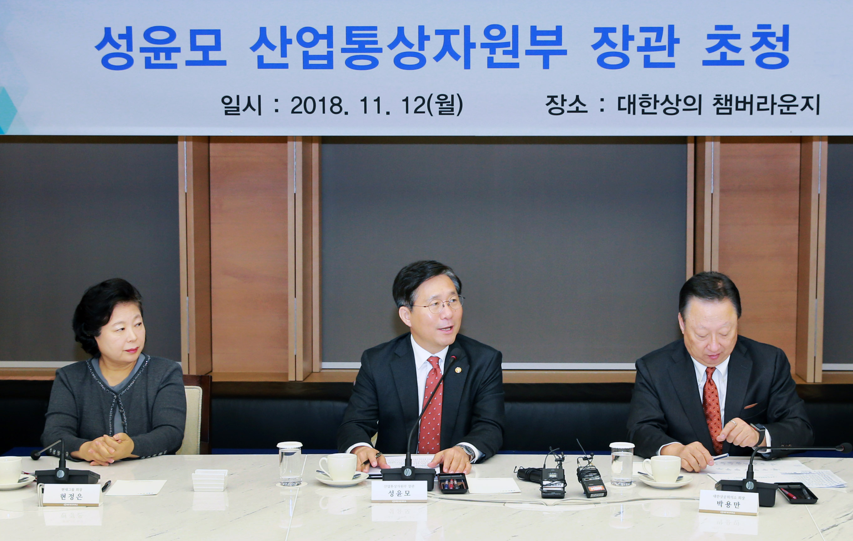 대한상의 회장단 간담회 개최 3