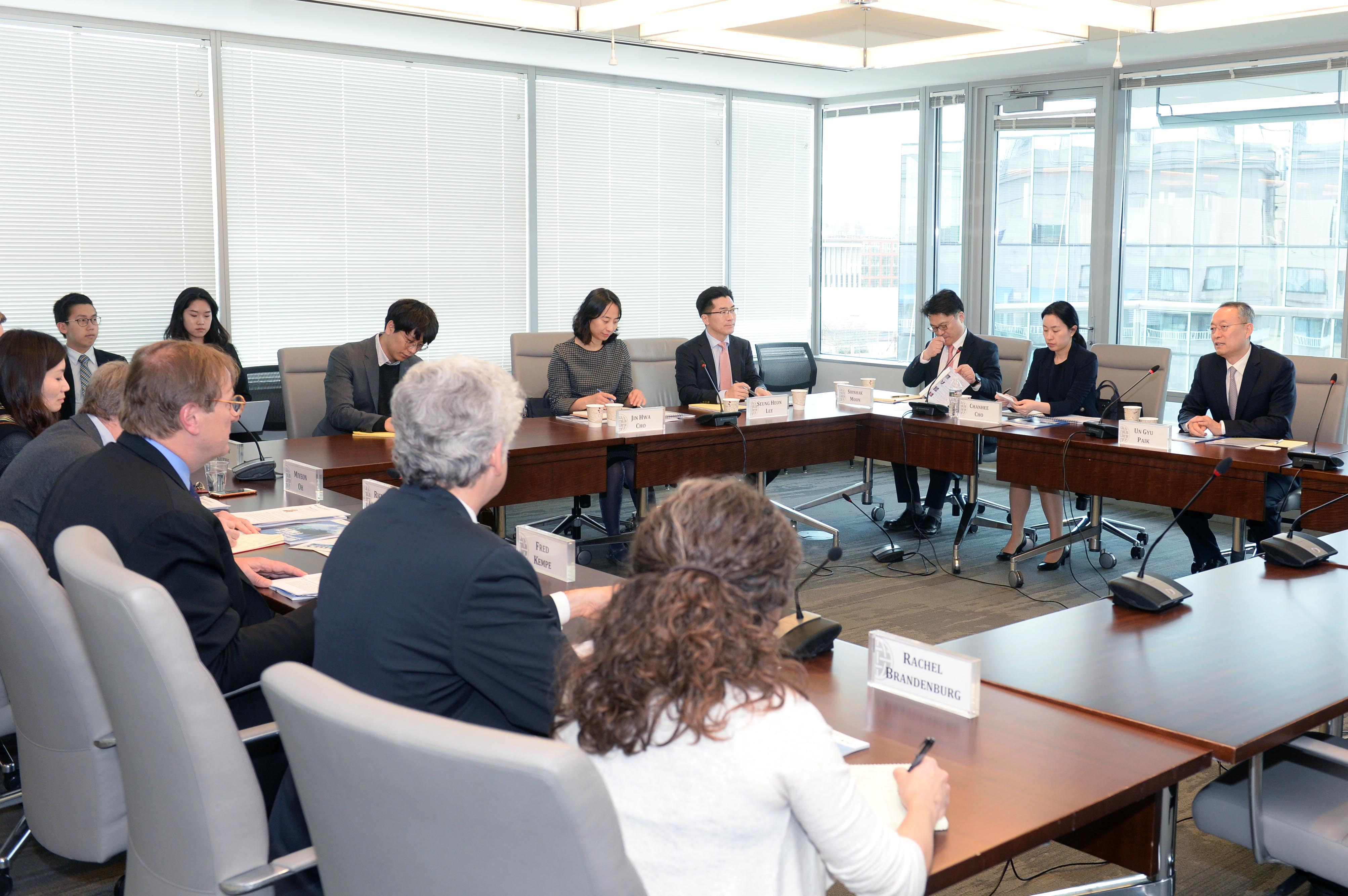 애틀랜틱 카운슬(Atlantic Council) 회장 면담 1