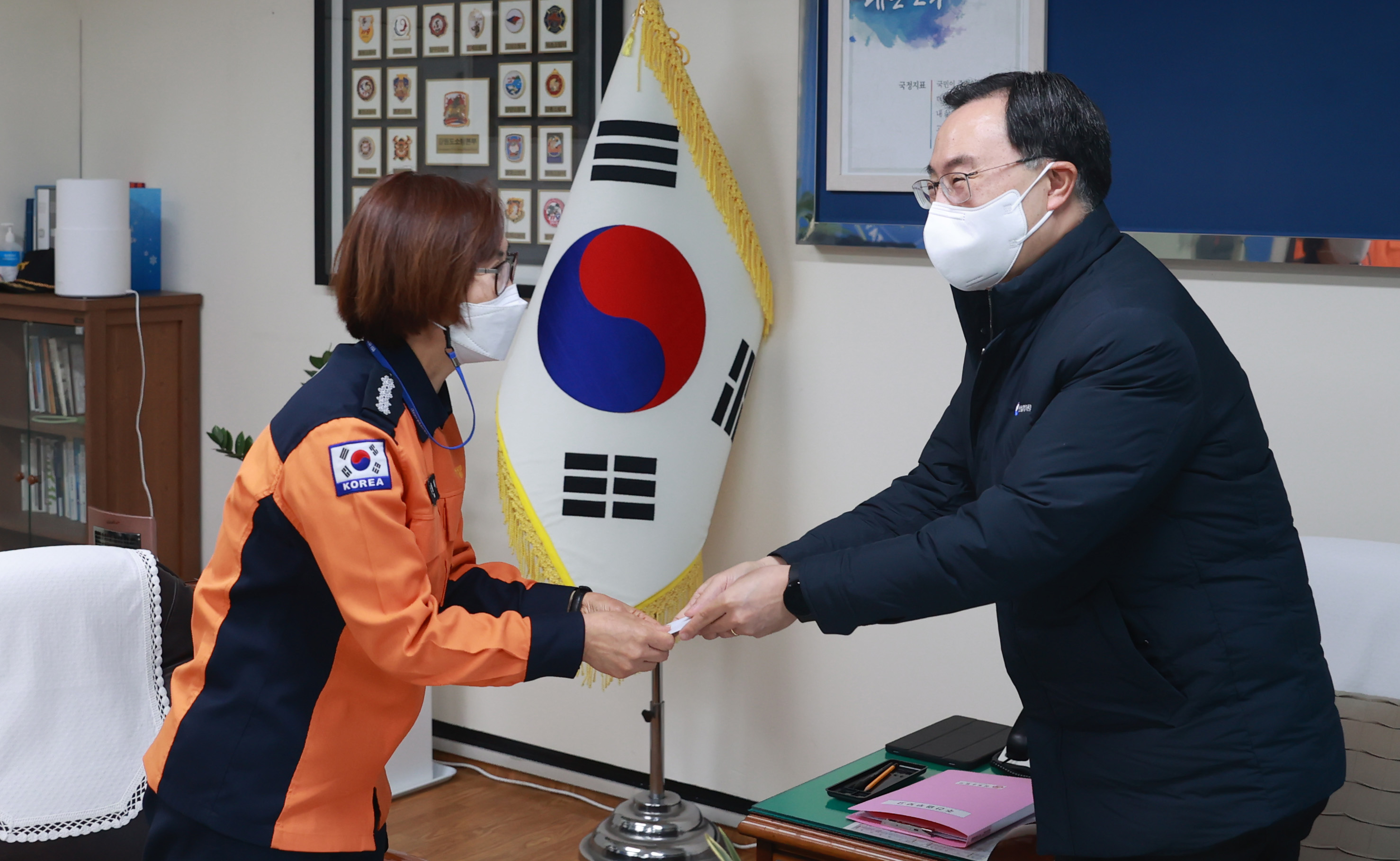 강원도 삼척소방서 격려 방문 5