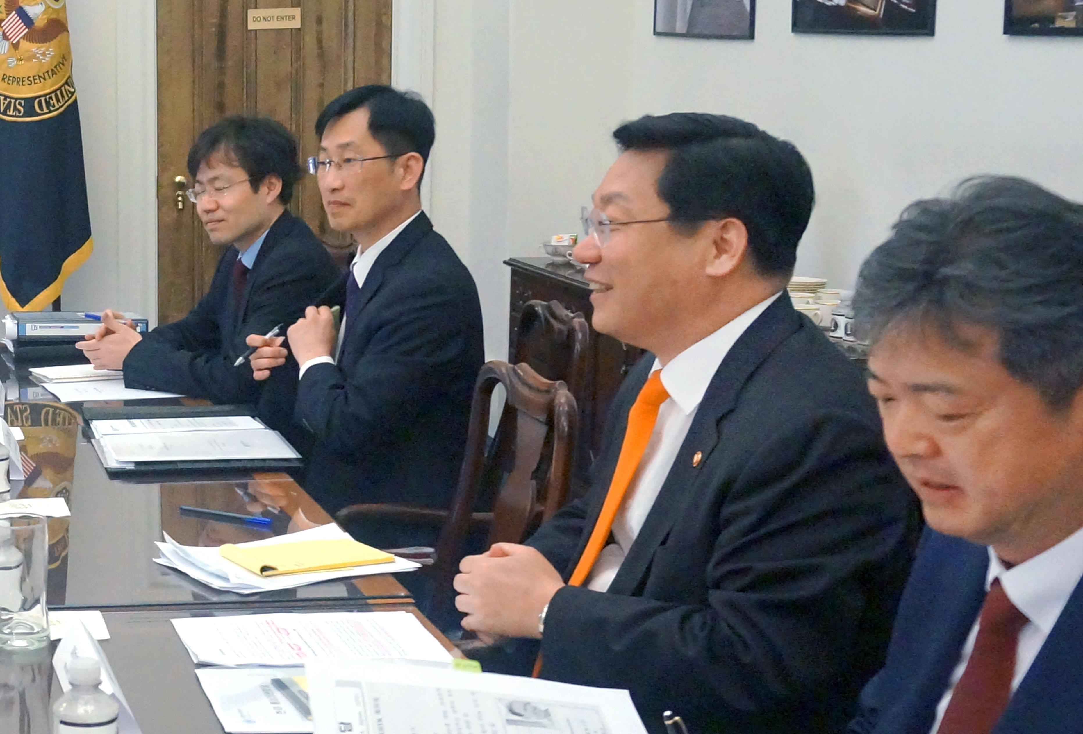 마이클 프로만 USTR 대표 면담 4