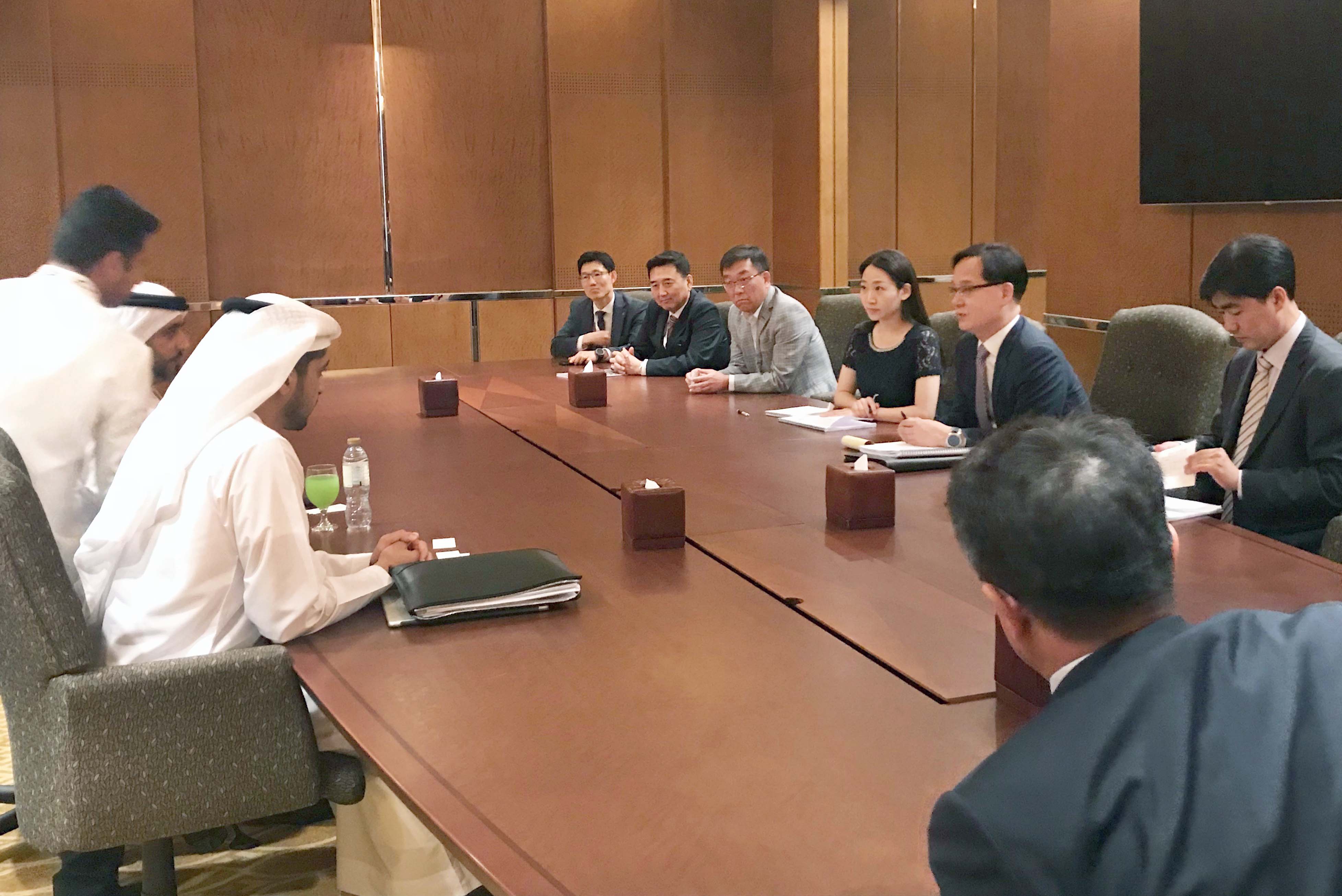 UAE 아부다비석유공사 총괄부사장 면담 1