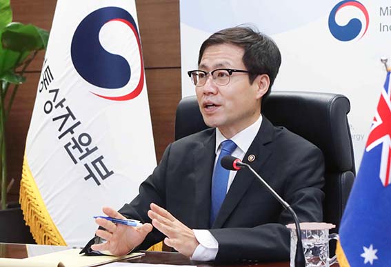 호주 통상장관 화상면담 1