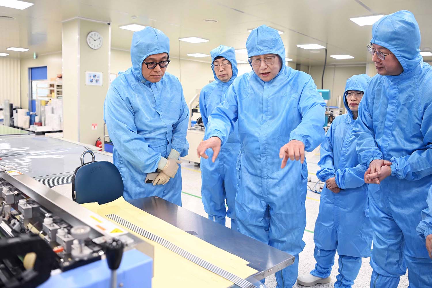 기능성 점착소재 생산·수출 기업인 예선테크 현장방문 3