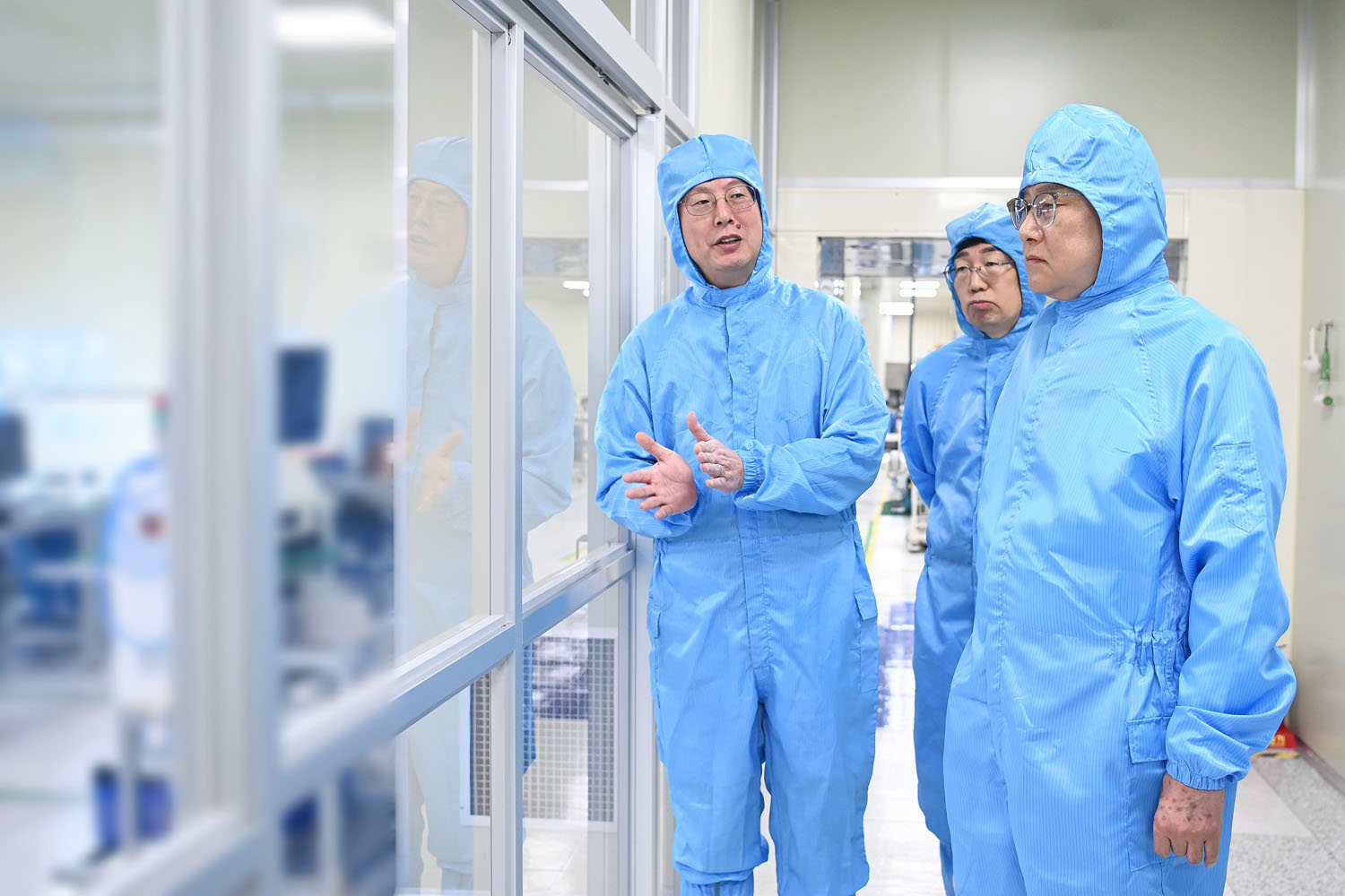 기능성 점착소재 생산·수출 기업인 예선테크 현장방문 1