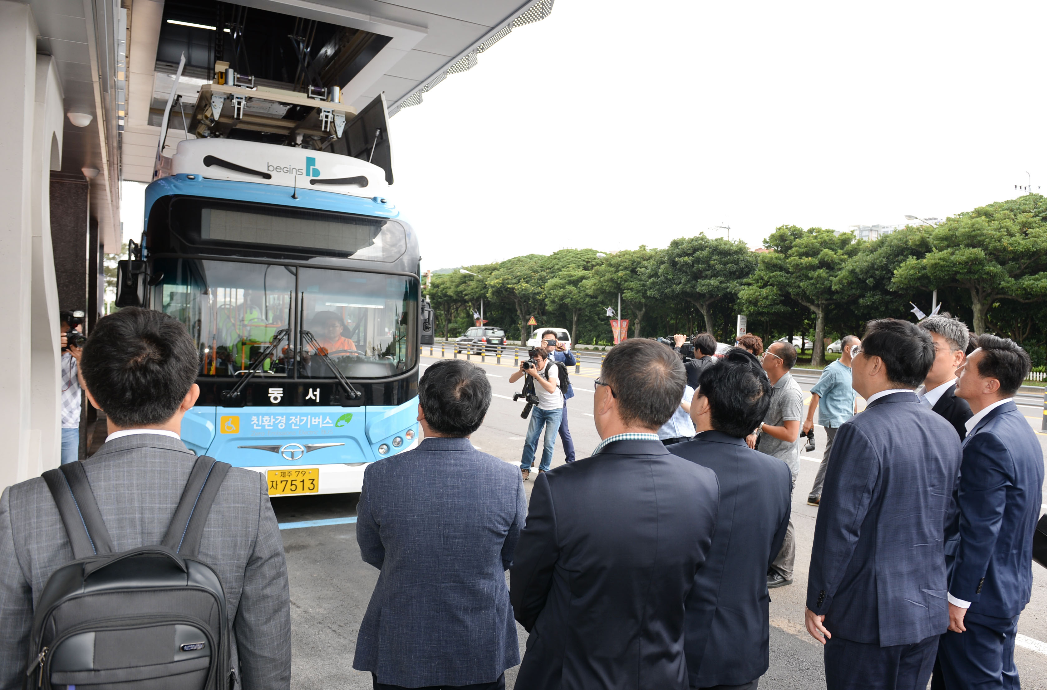 전기버스 배터리 교환 에너지신산업 현장 방문 5
