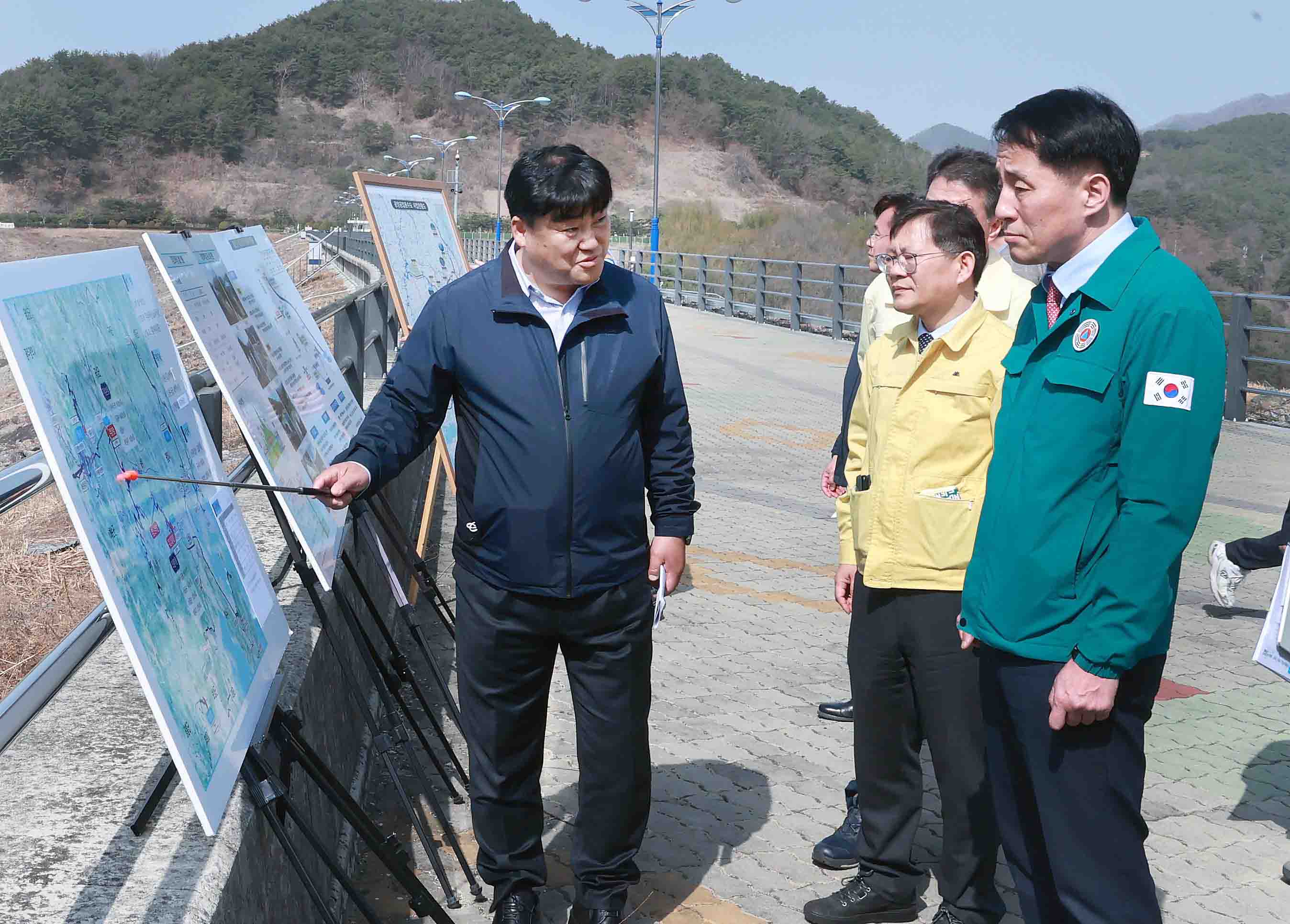 주암조절지댐 현장 점검 3