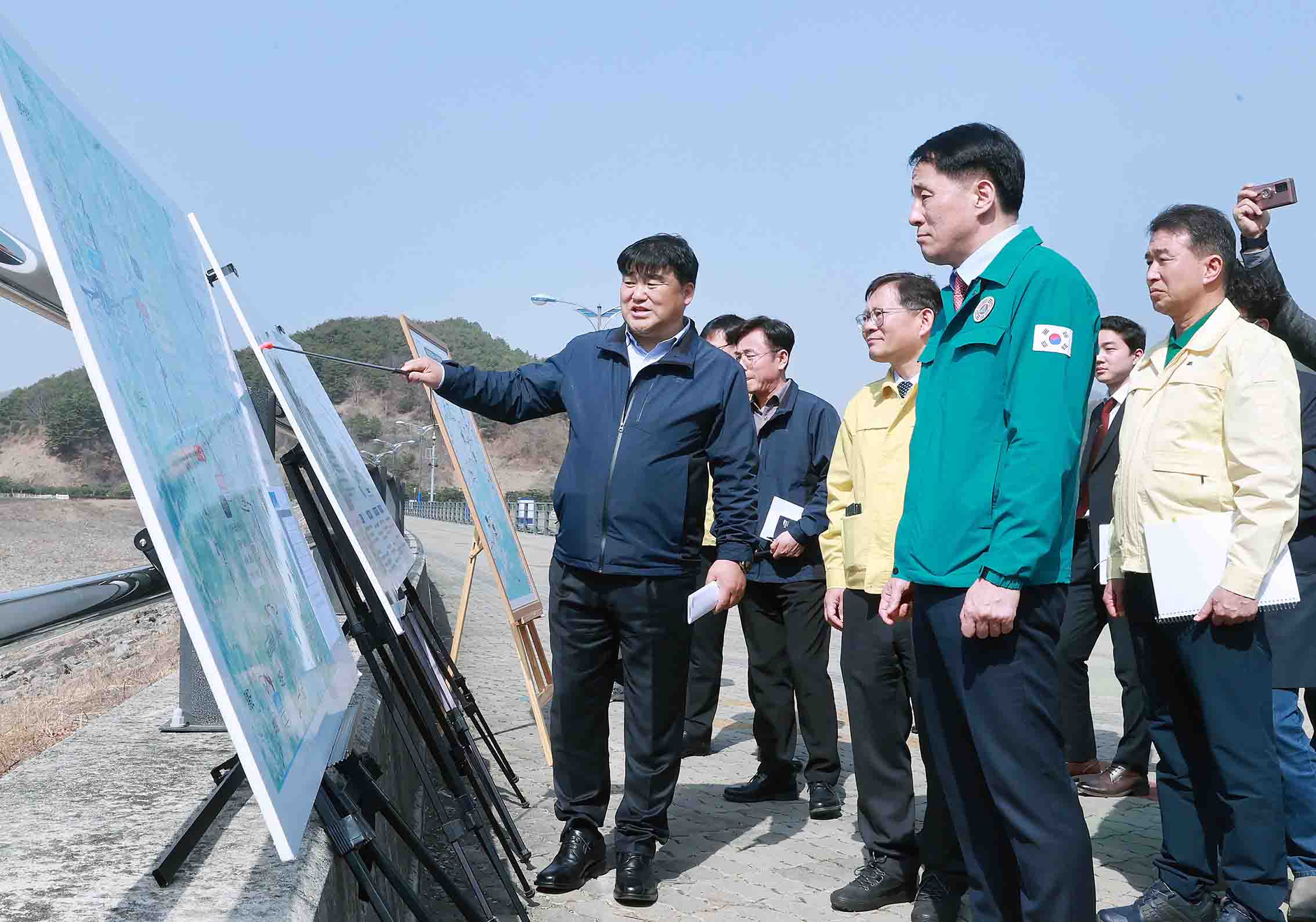 주암조절지댐 현장 점검 1