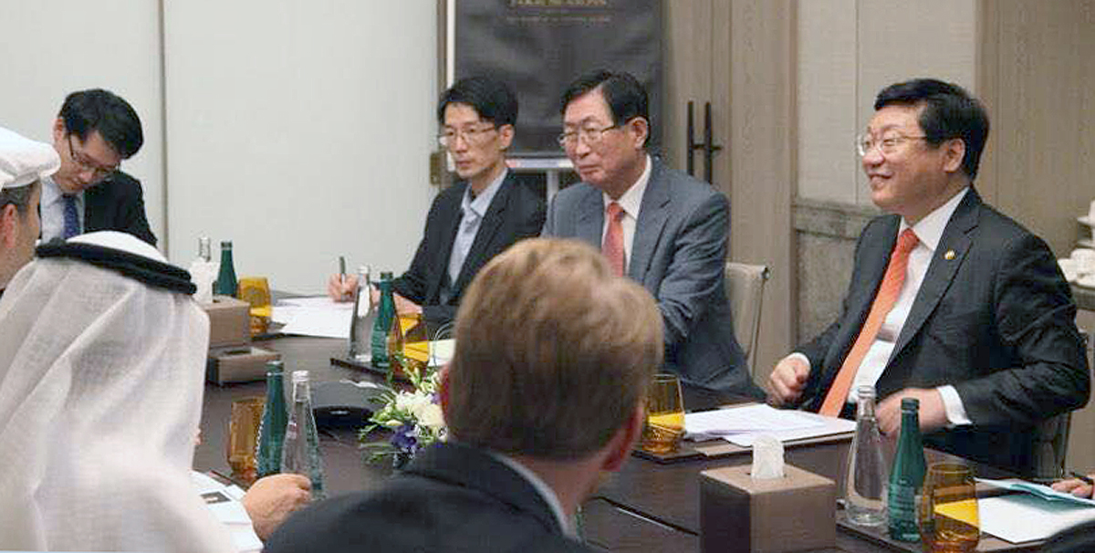 아부다비행정청 장관 면담 3