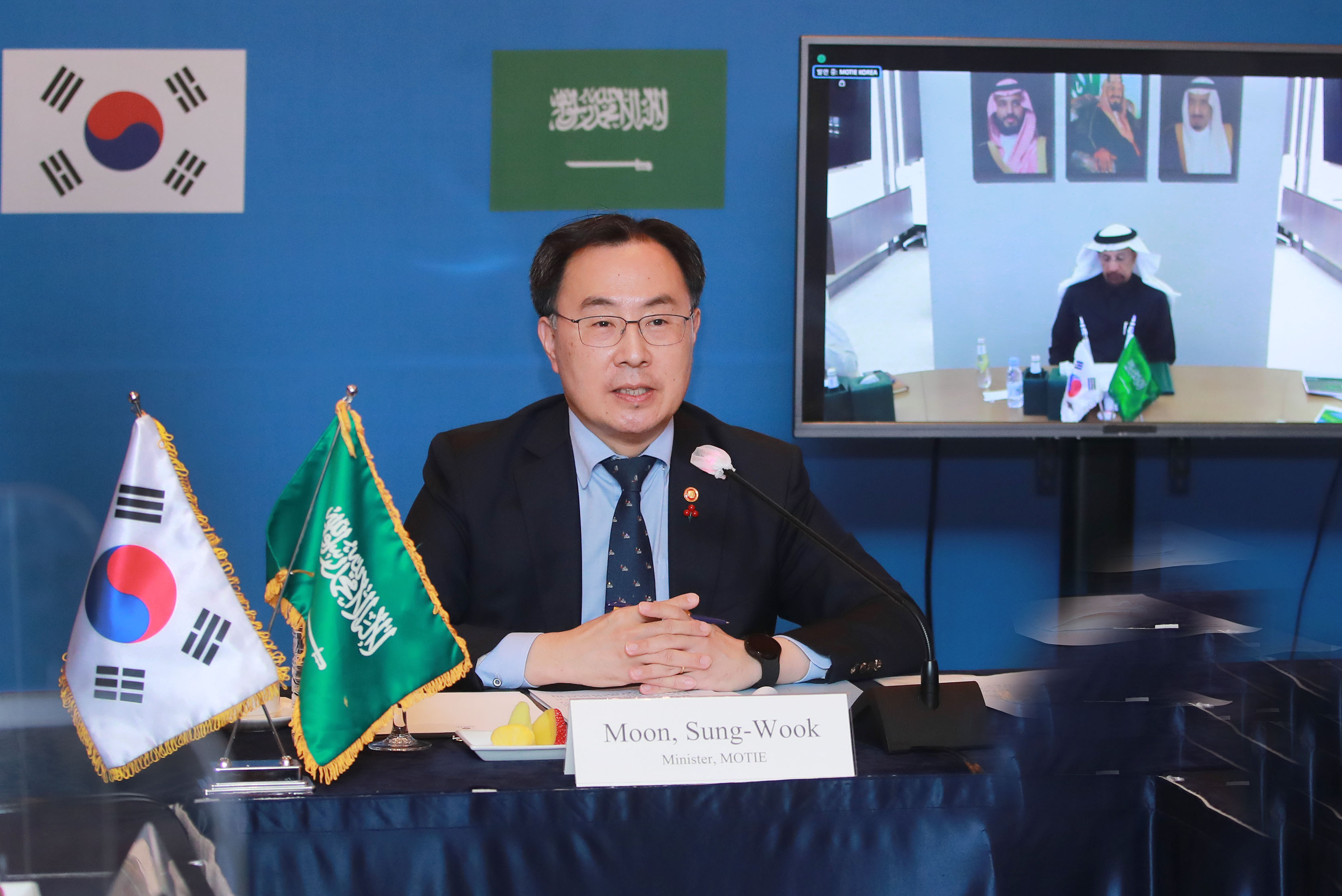 사우디 투자부 장관 영상면담 5