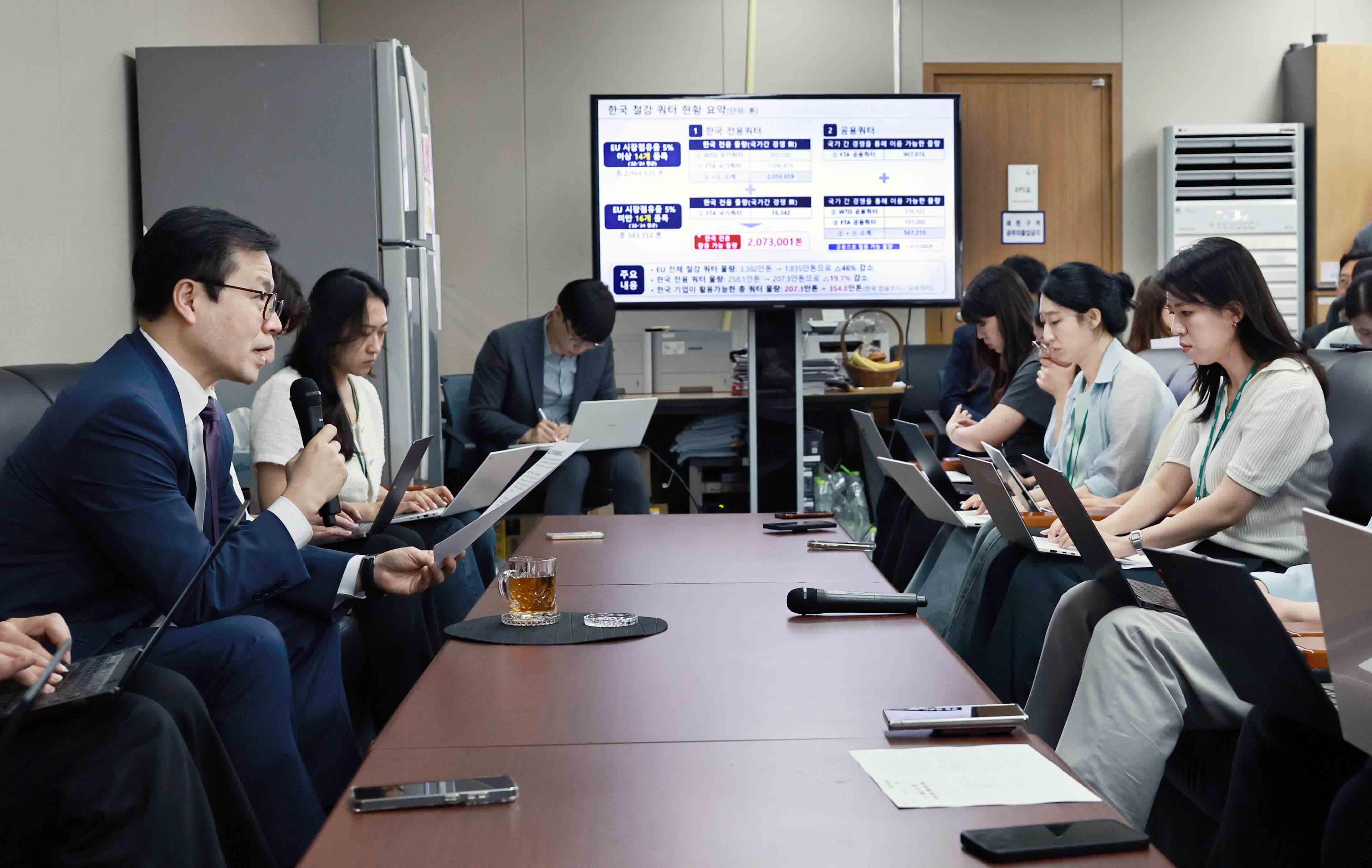 EU, 新철강 조치 관련 국가별 쿼터 물량 최종 발표관련 백브리핑 1