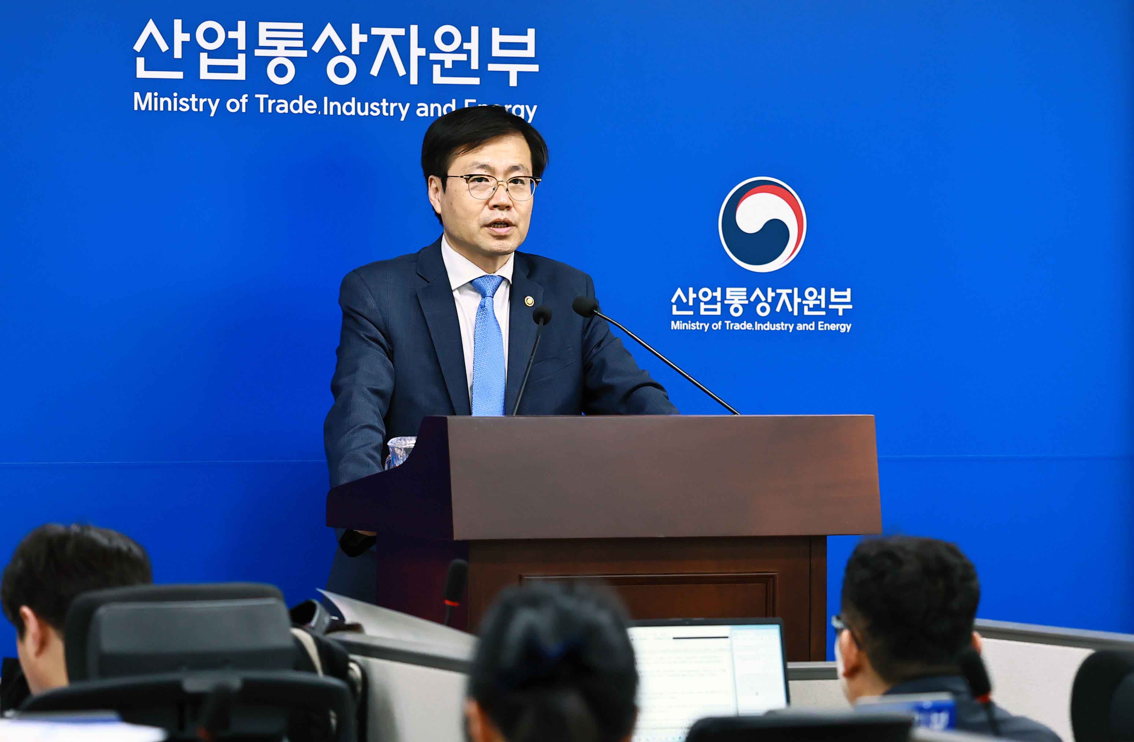 여한구 산업통상자원부 통상교섭본부장 기자실 방문 1