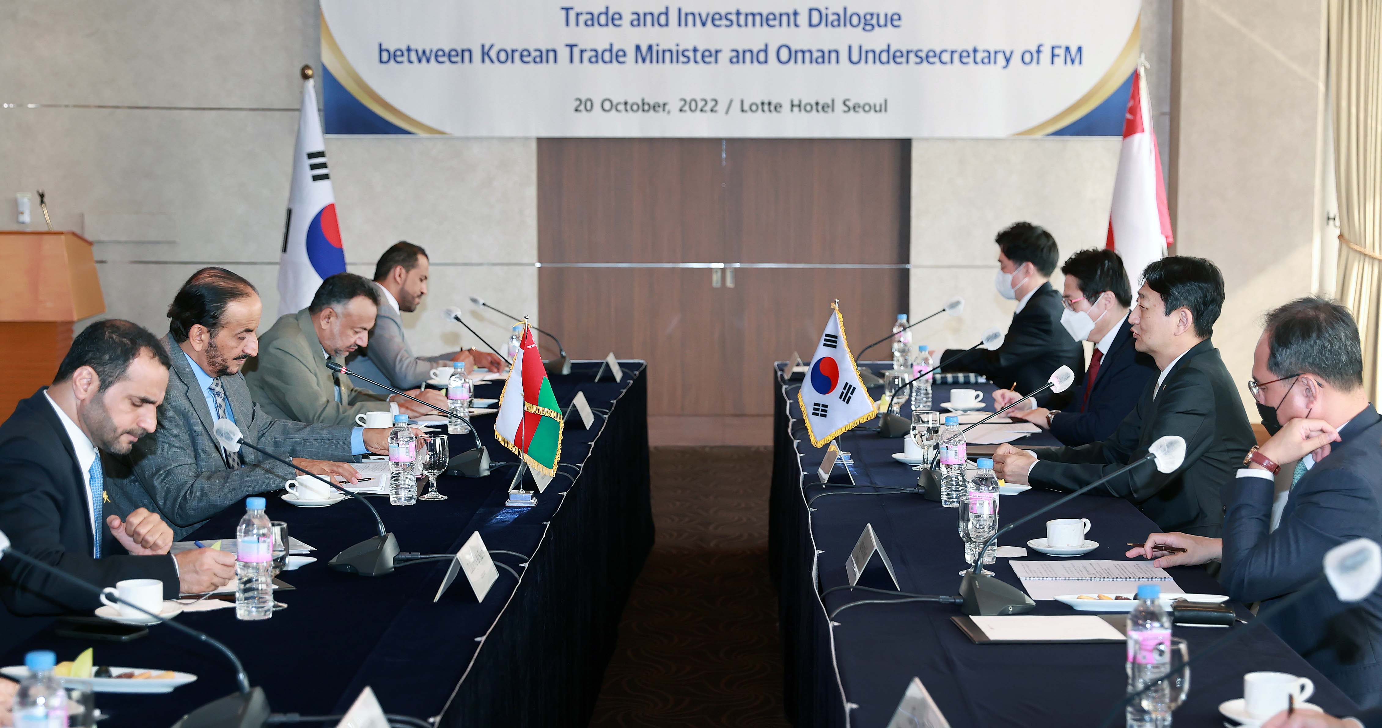 오만 외교부 정무차관 면담 3