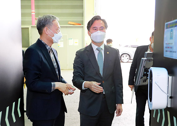 인천 남동산업단지 ㈜파버나인 방역점검 현장방문 1