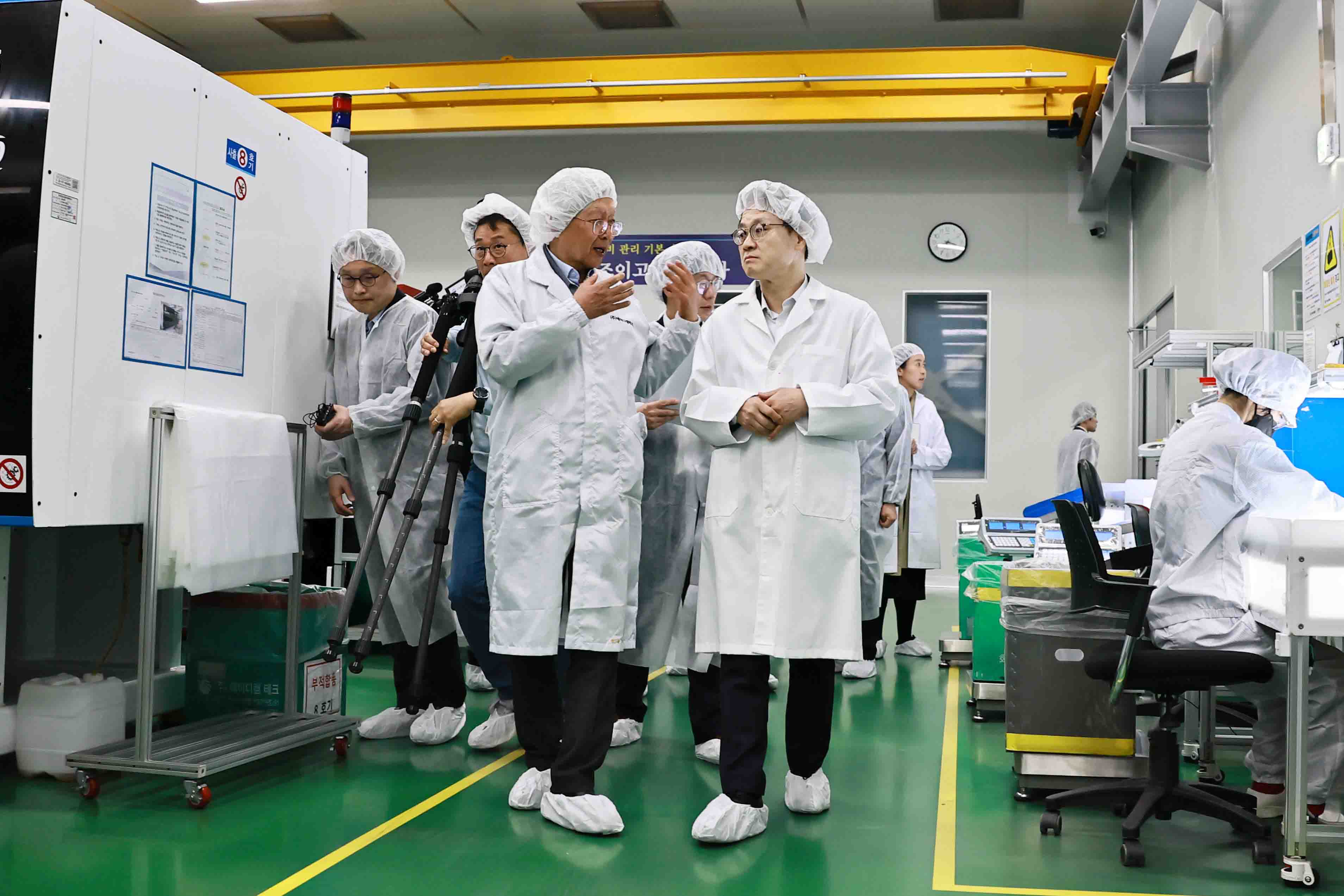 주사기·수액제 포장재 생산업체인 에이디켐테크 현장방문 3