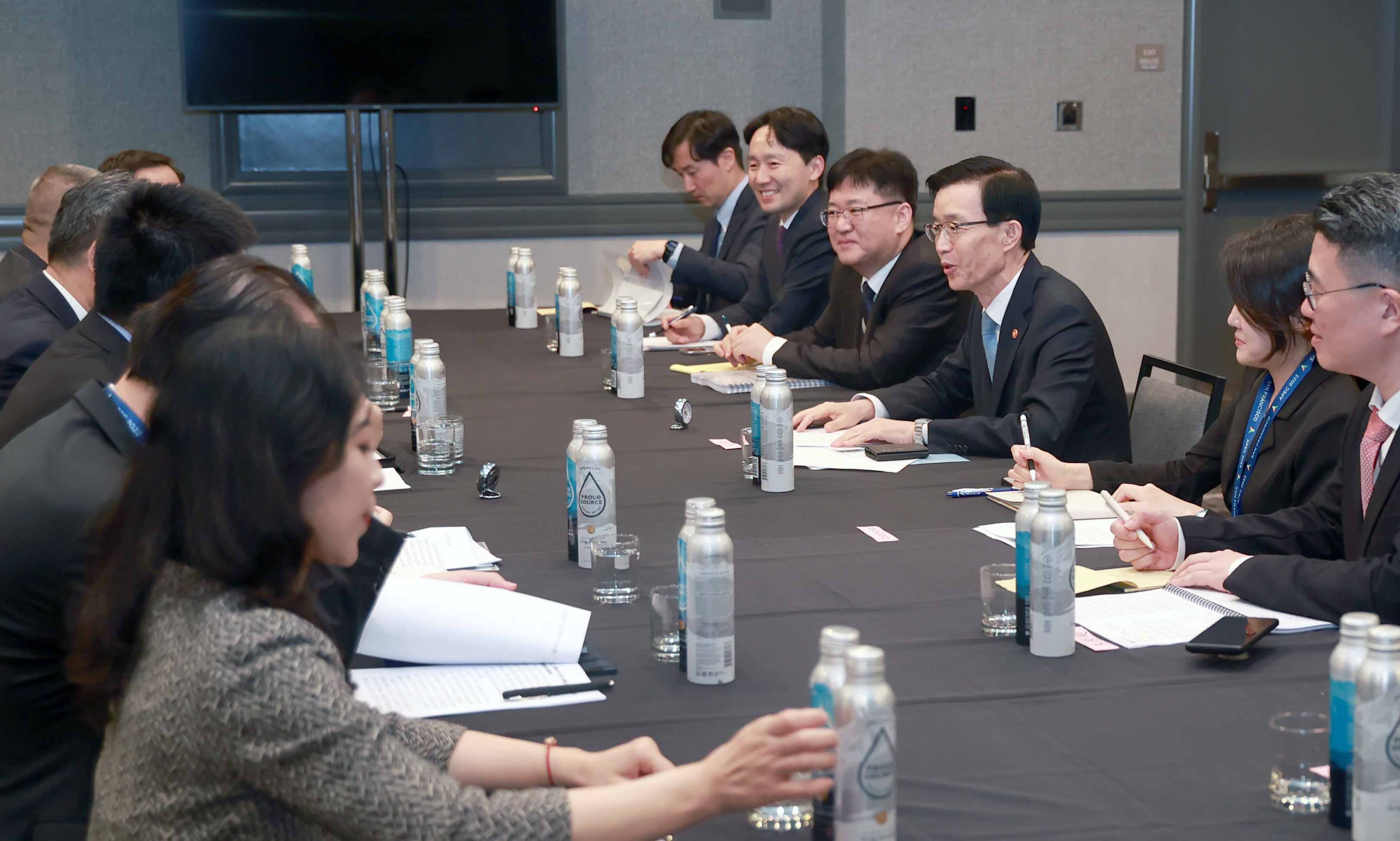 중국 상무부 부장 면담 2