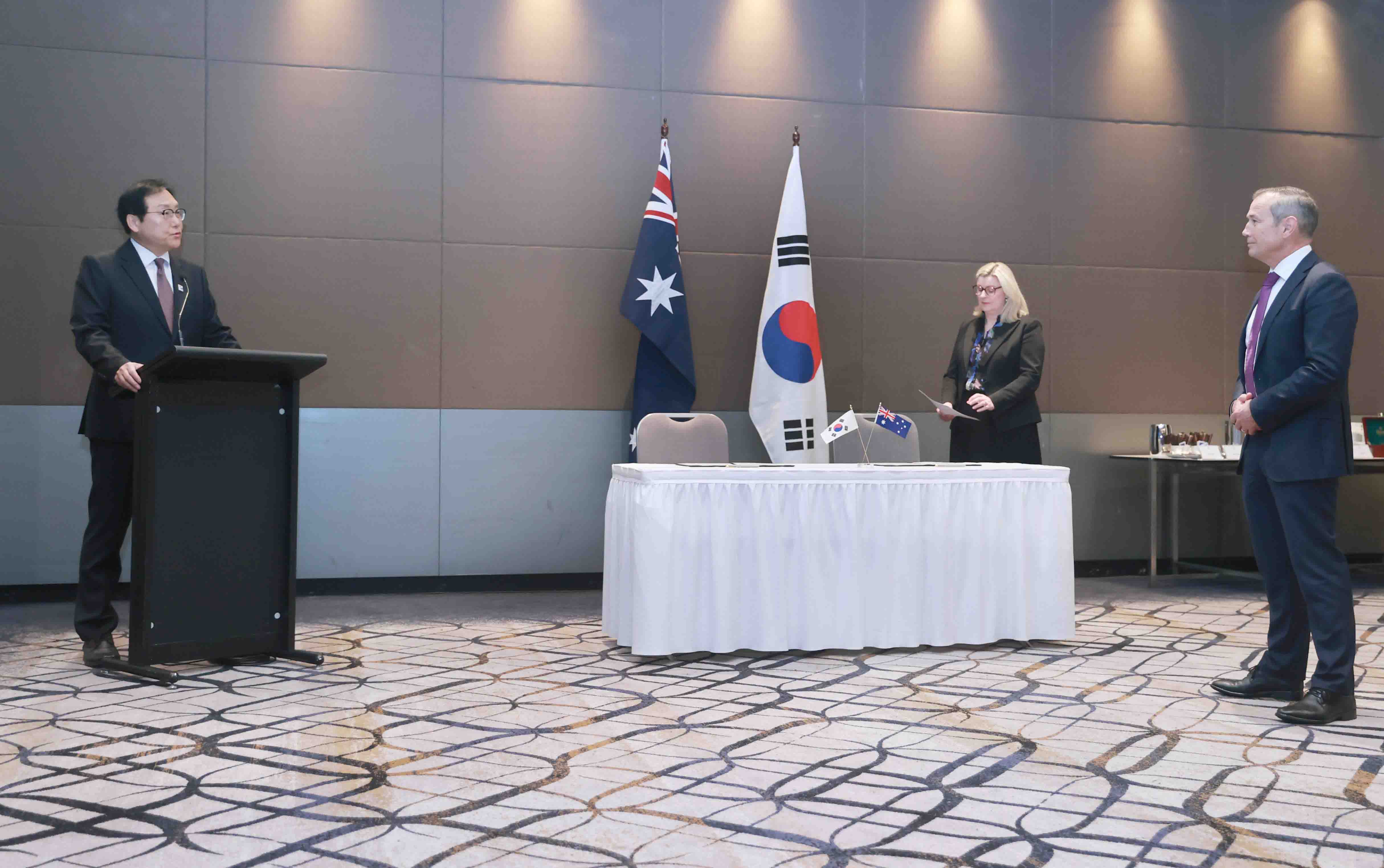 산업부-서호주 간 청정에너지 개발·협력을 위한 MOU 체결식 2