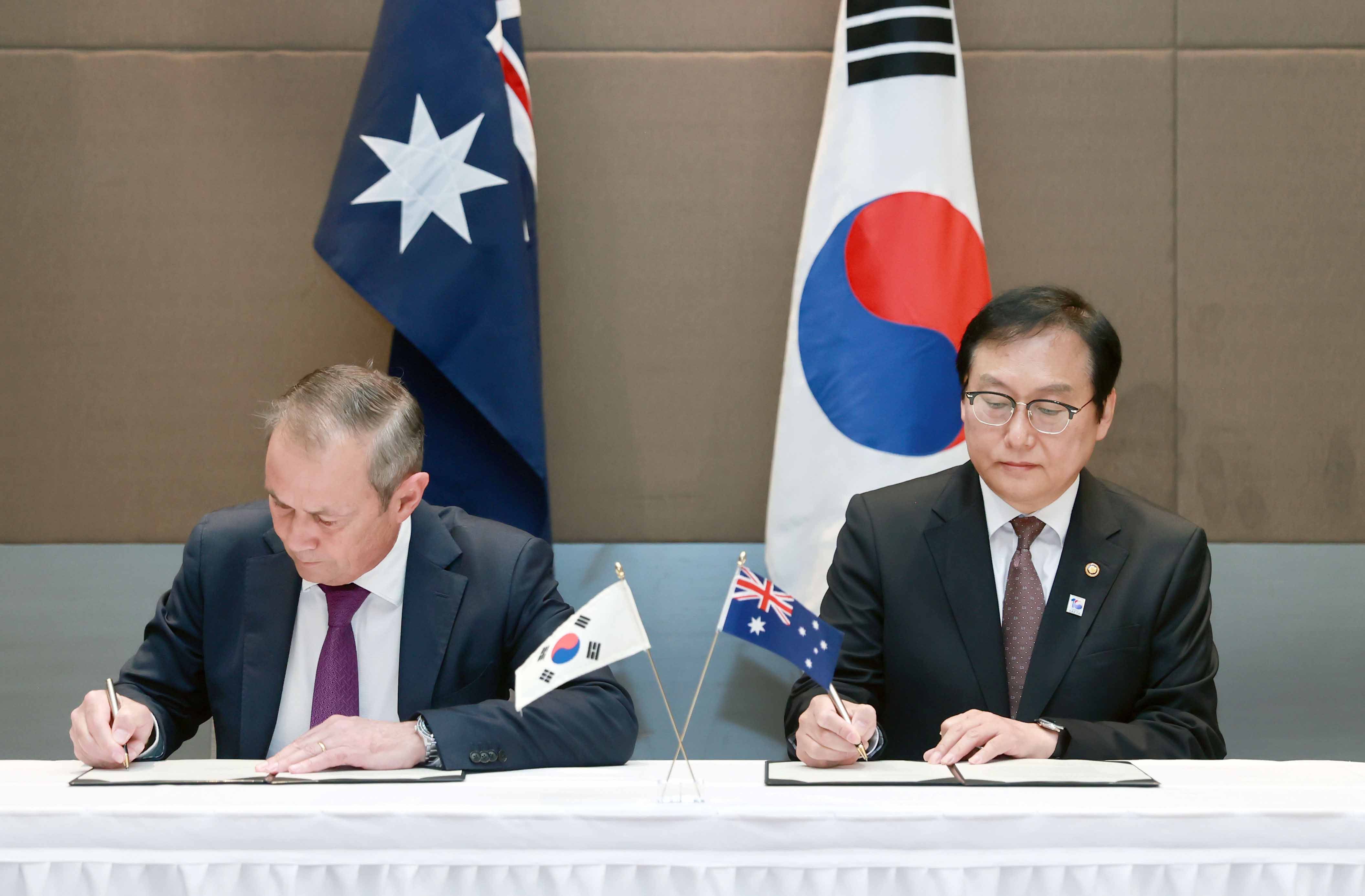 산업부-서호주 간 청정에너지 개발·협력을 위한 MOU 체결식 5